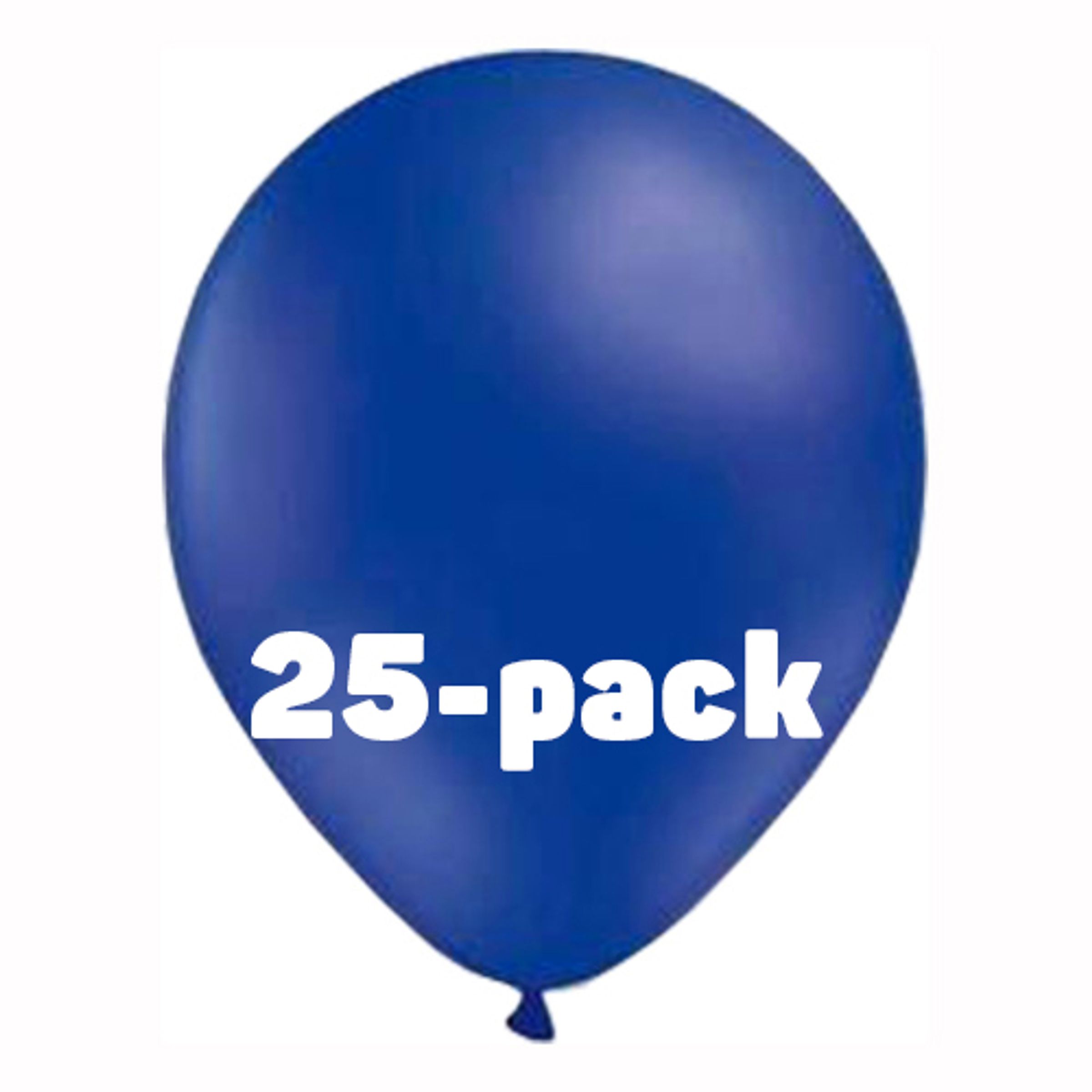 Ballonger Mörkblå - 25-pack