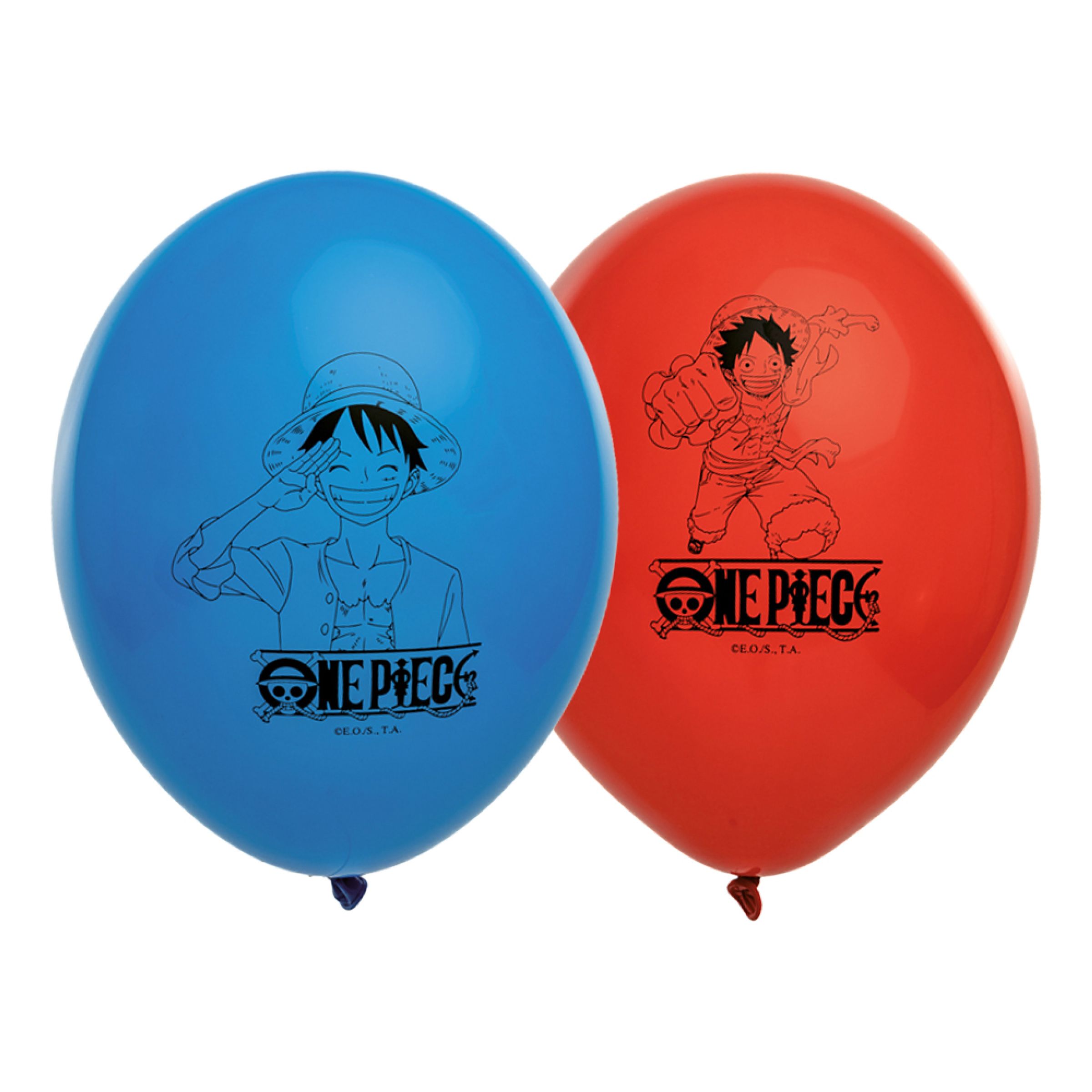 Ballonger One Piece - 6-pack | Hem - Festartiklar - Ballonger - Latexballonger | Party Outlet
