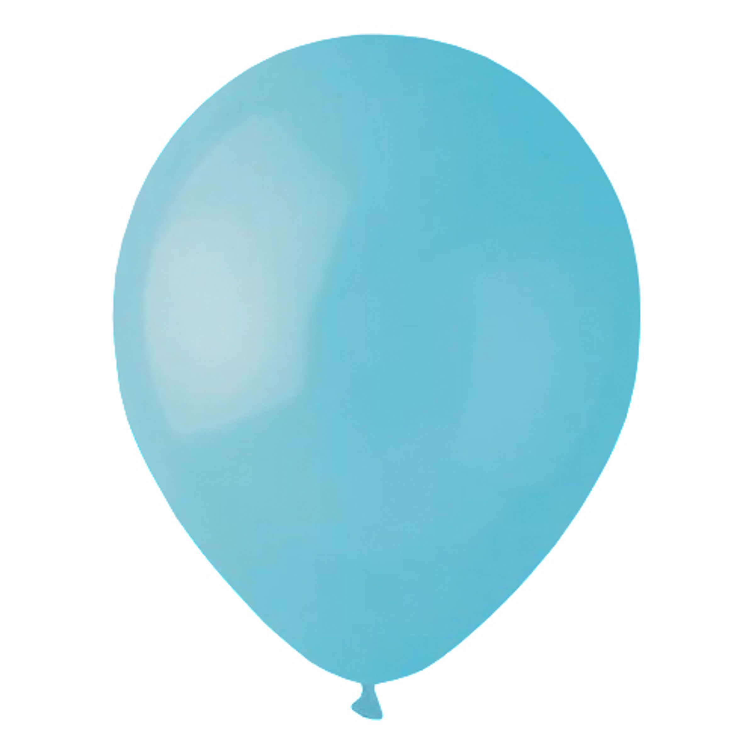 Läs mer om Ballonger Pastellblå - 100-pack