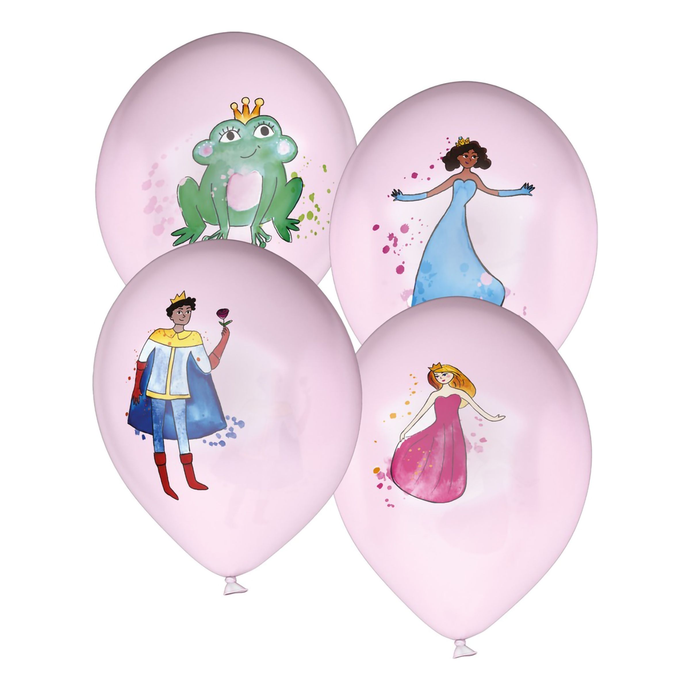 Ballonger Prinsessa - 8-pack | Hem - Festartiklar - Ballonger - Latexballonger | Maskeradspecialisten