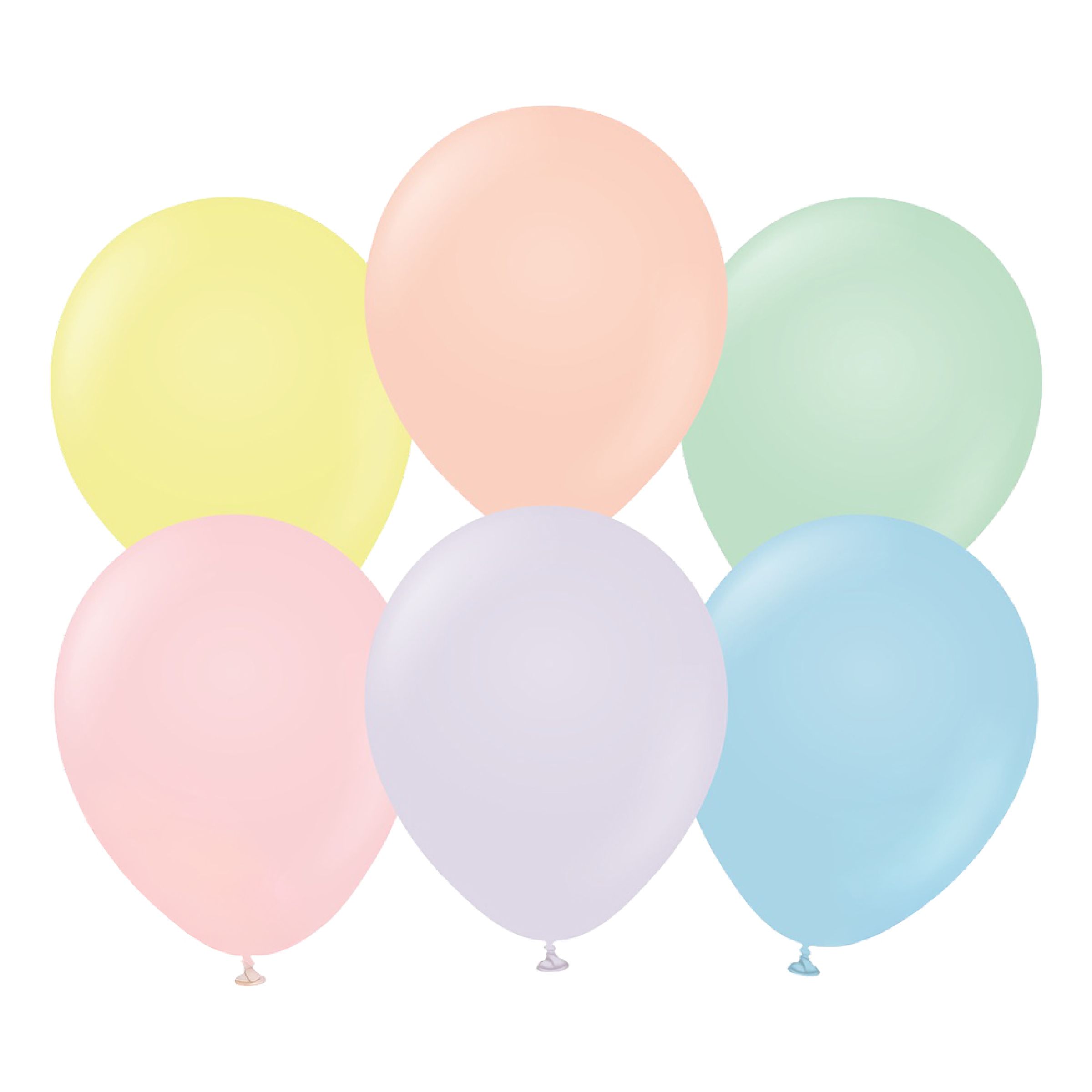 Ballonger Professional Flerfärgade Macaron - 100-pack | Hem - Festartiklar - Ballonger - Latexballonger | Pryloteket