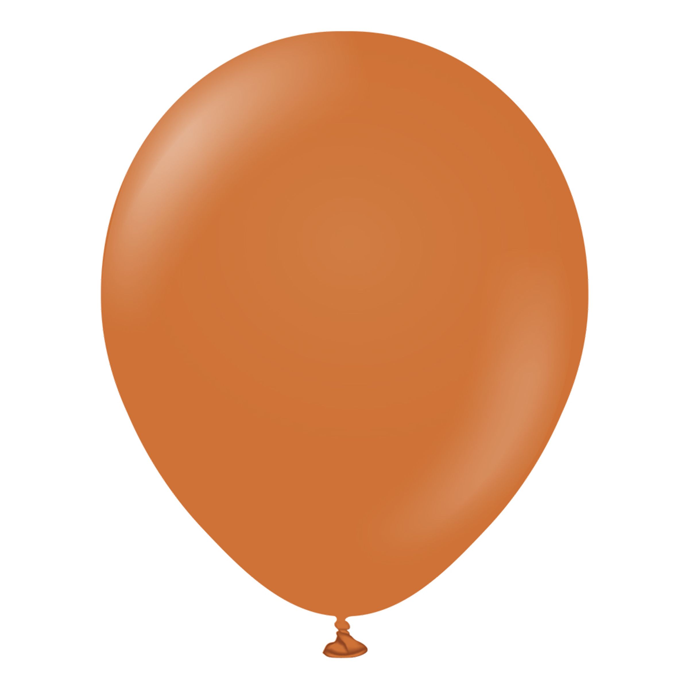 Läs mer om Ballonger Rust Orange - 100-pack