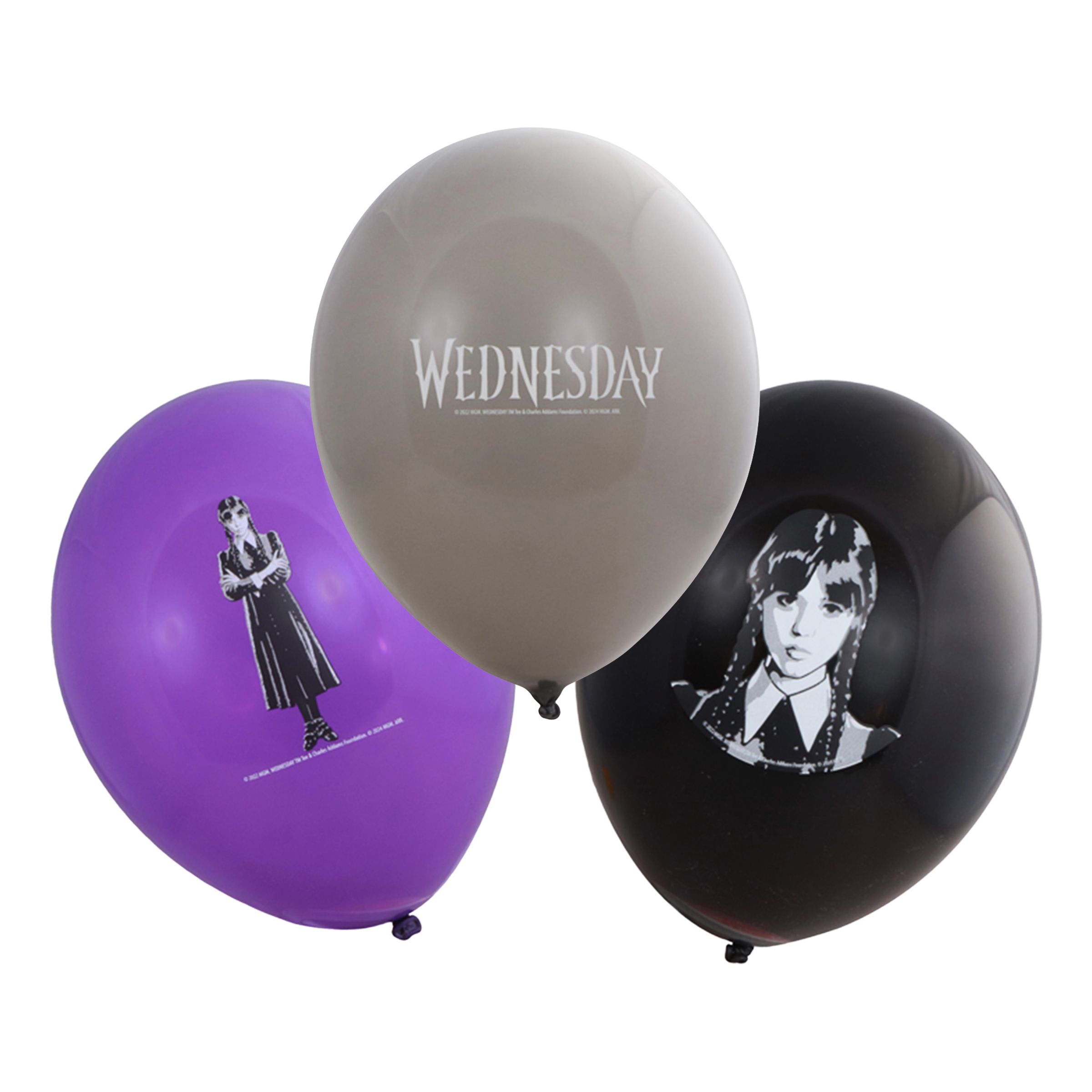 Ballonger Wednesday - 6-pack | Hem - Festartiklar - Ballonger - Latexballonger | Party Outlet