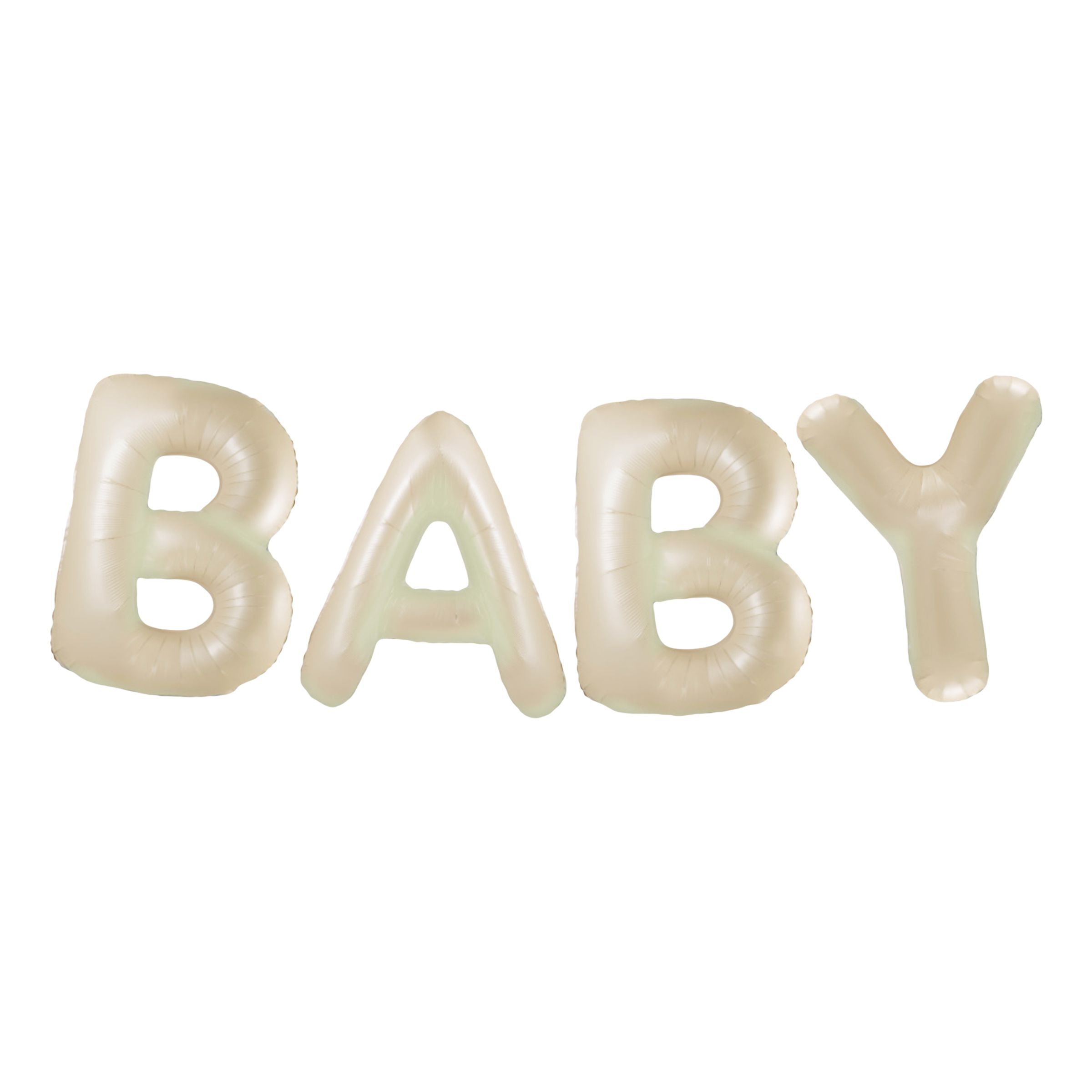 Ballongguirlande Baby Cremehvid