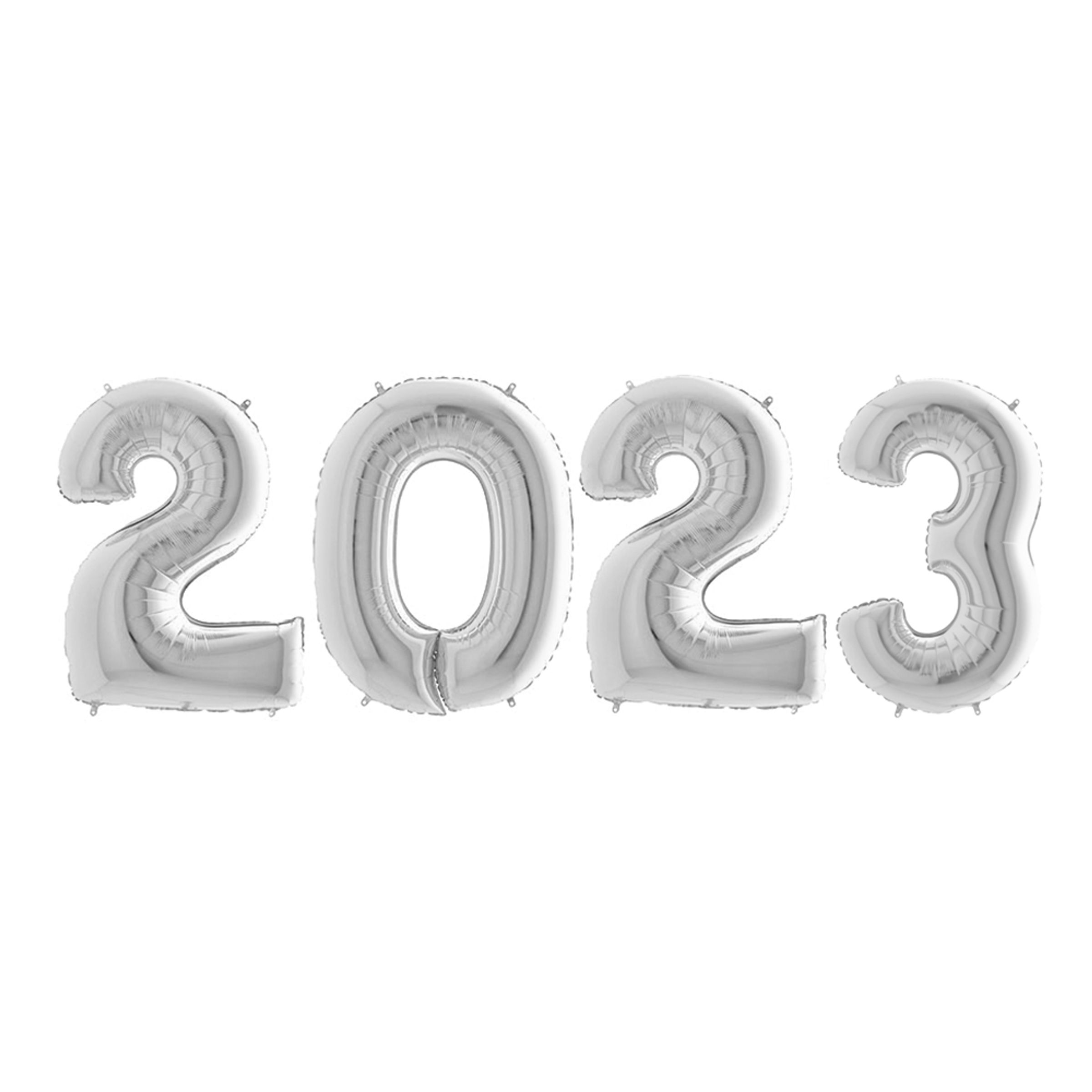 Ballongkit 2023 Silver Metallic