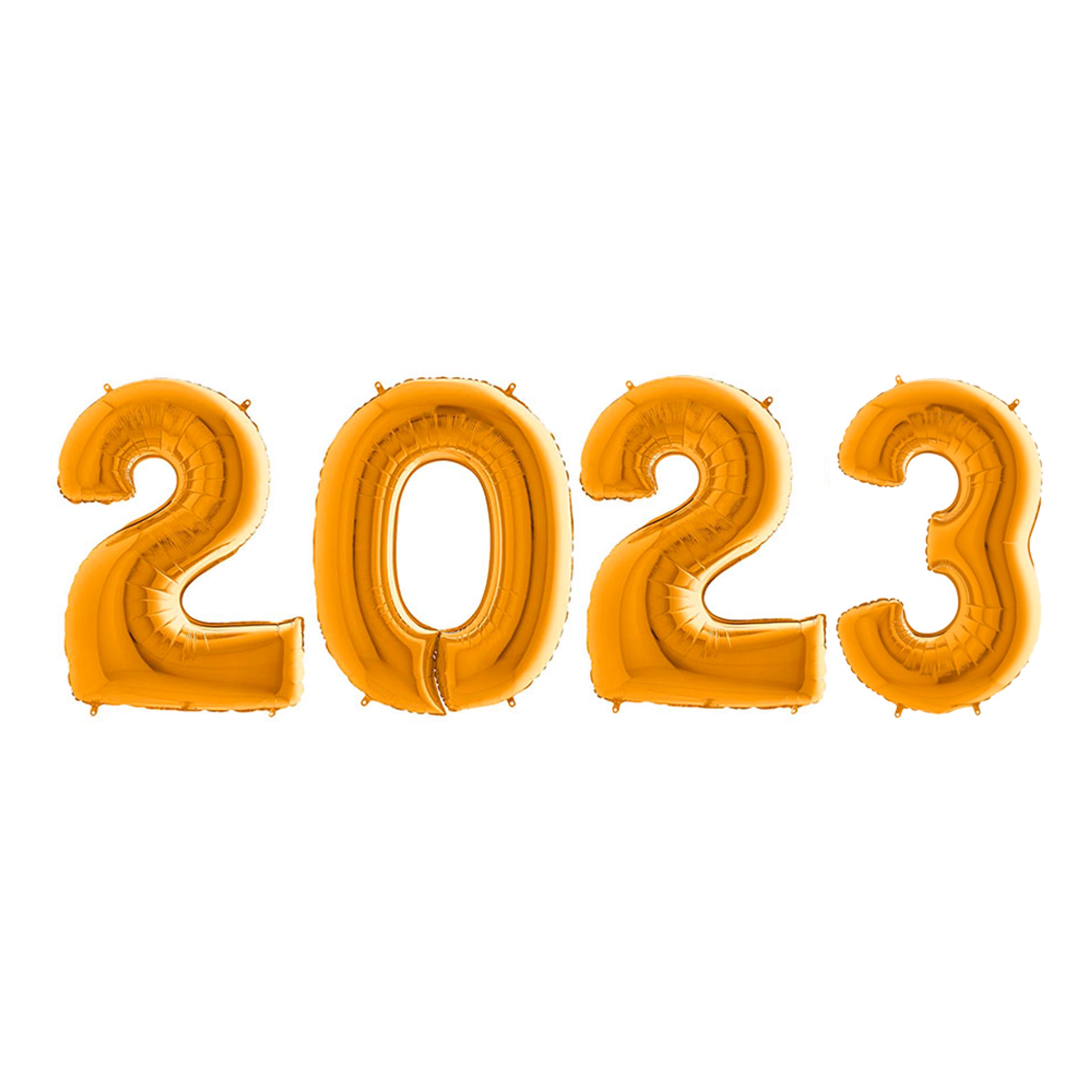 Ballongkit 2022 Guld Metallic
