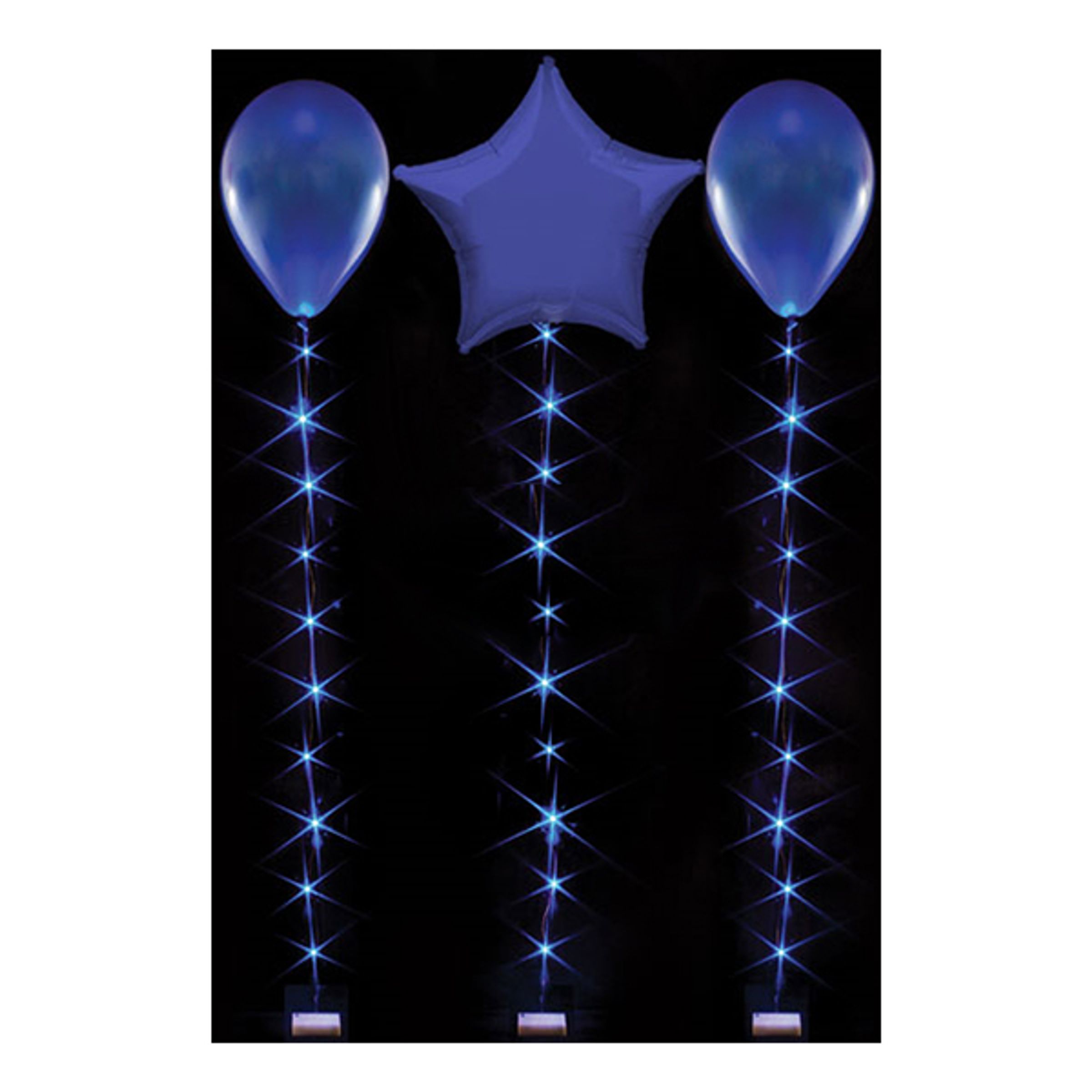 LED-slinga för Ballonger - Blå 1.0 m