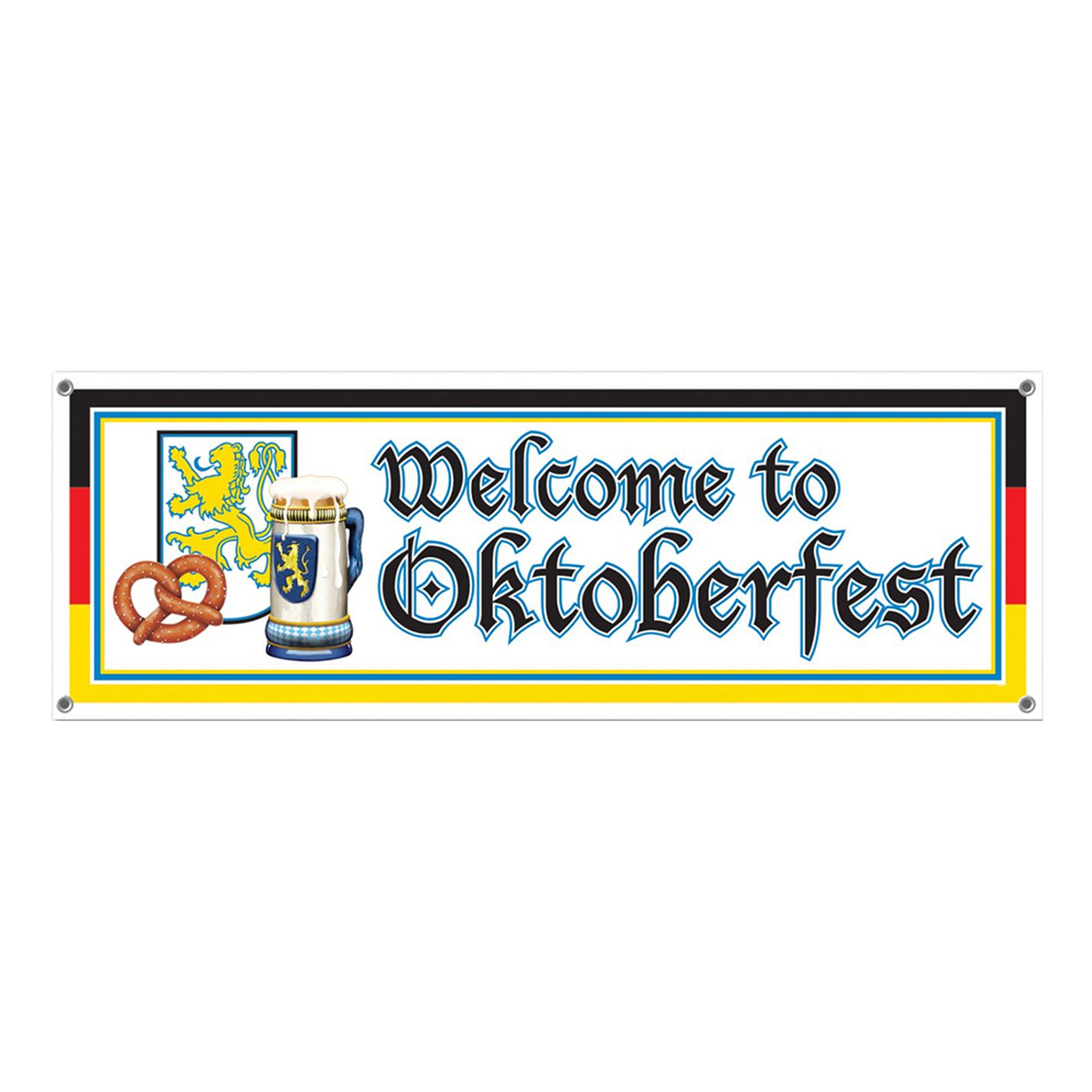 Banderoll Welcome to Oktoberfest