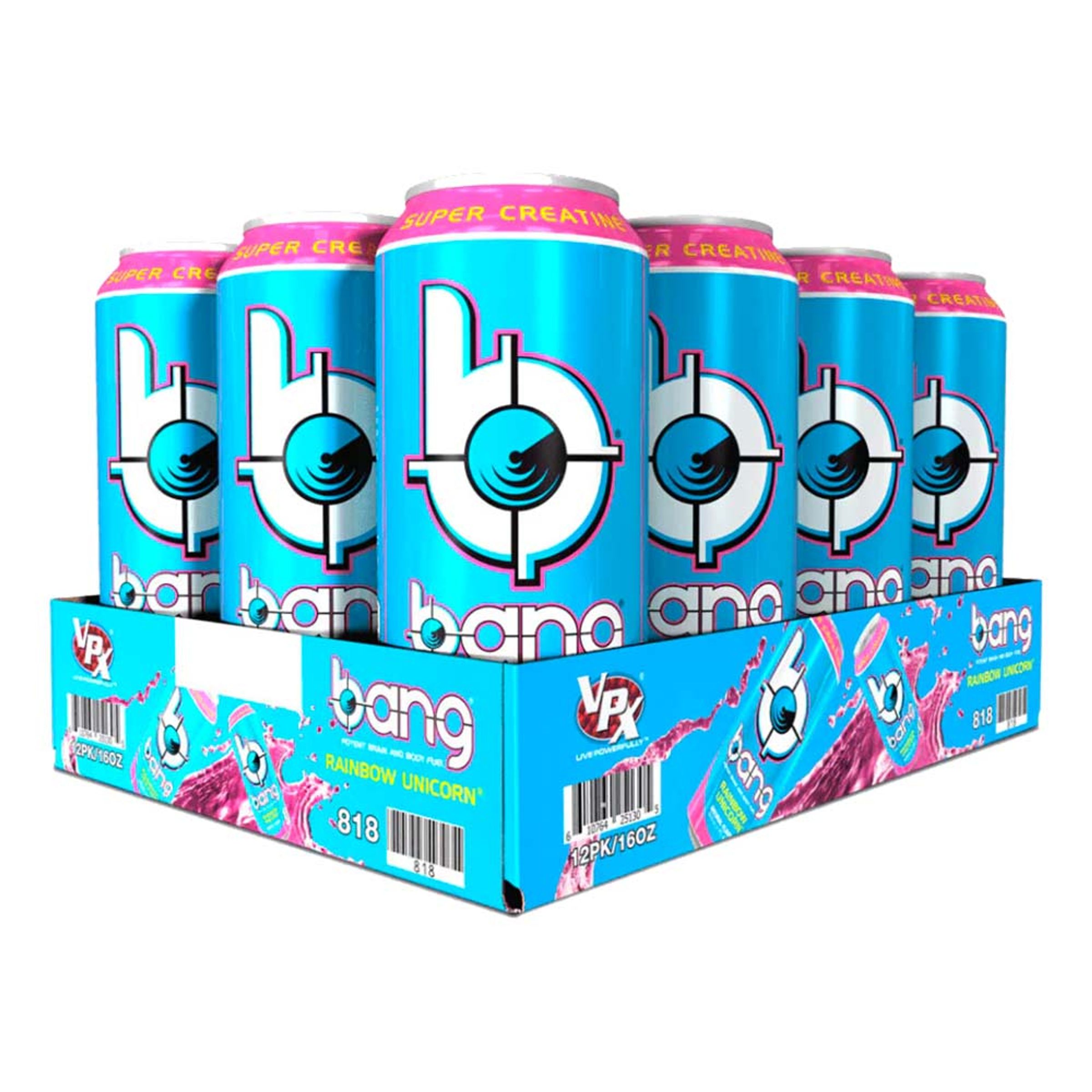 BANG Energy Rainbow Unicorn - 12-pack