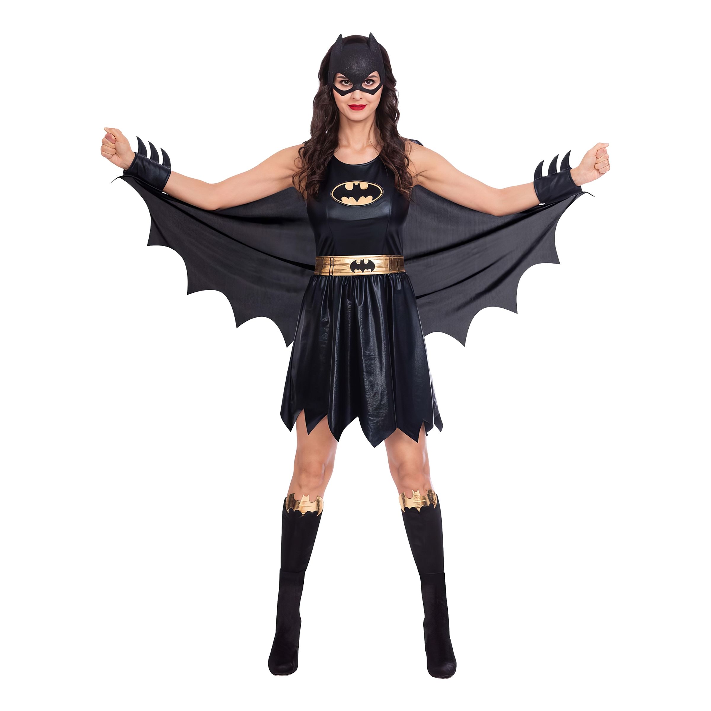 Läs mer om Batgirl Klassisk Maskeraddräkt - Medium/Large