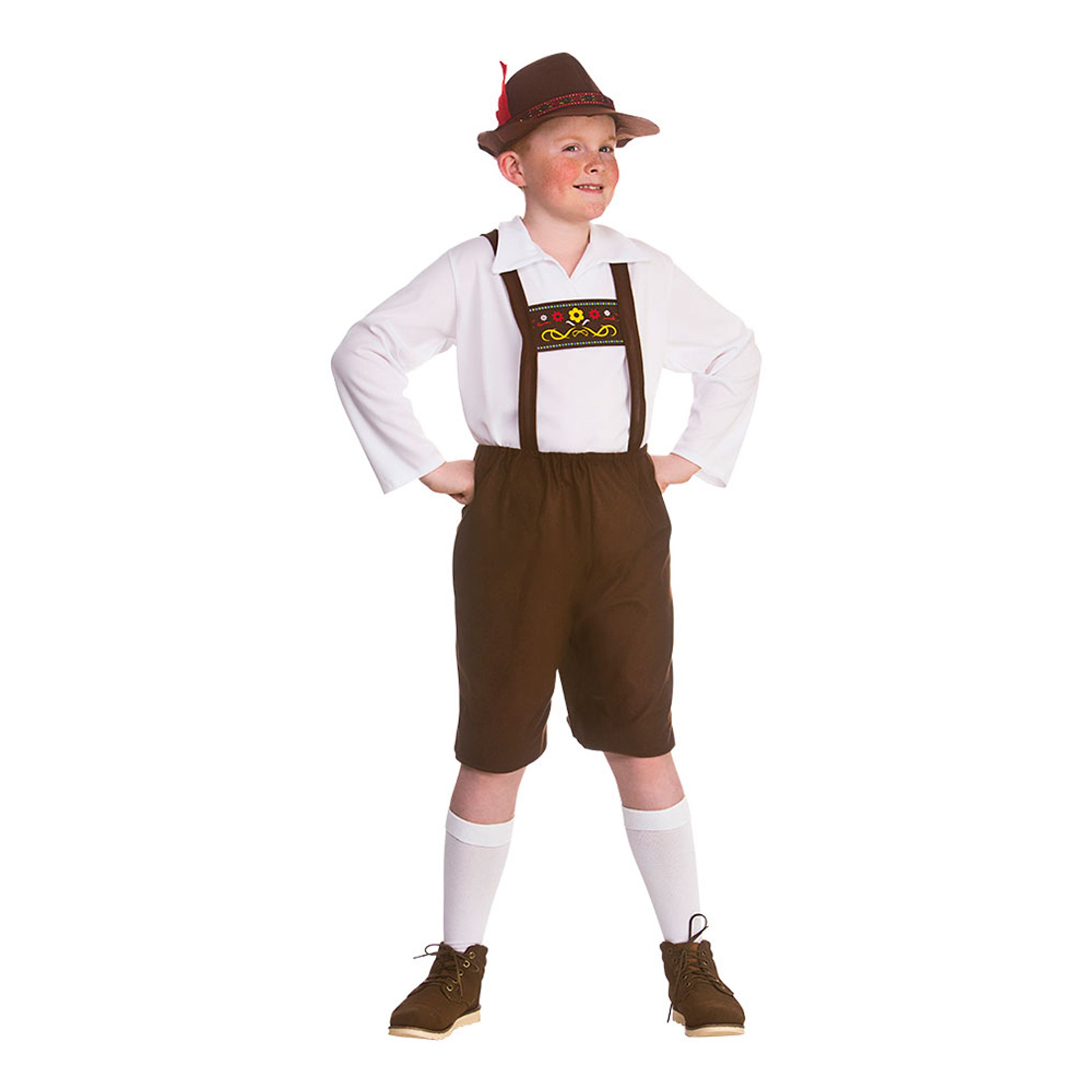 Bavarian Pojke Maskeraddräkt - Medium (5-7 år)