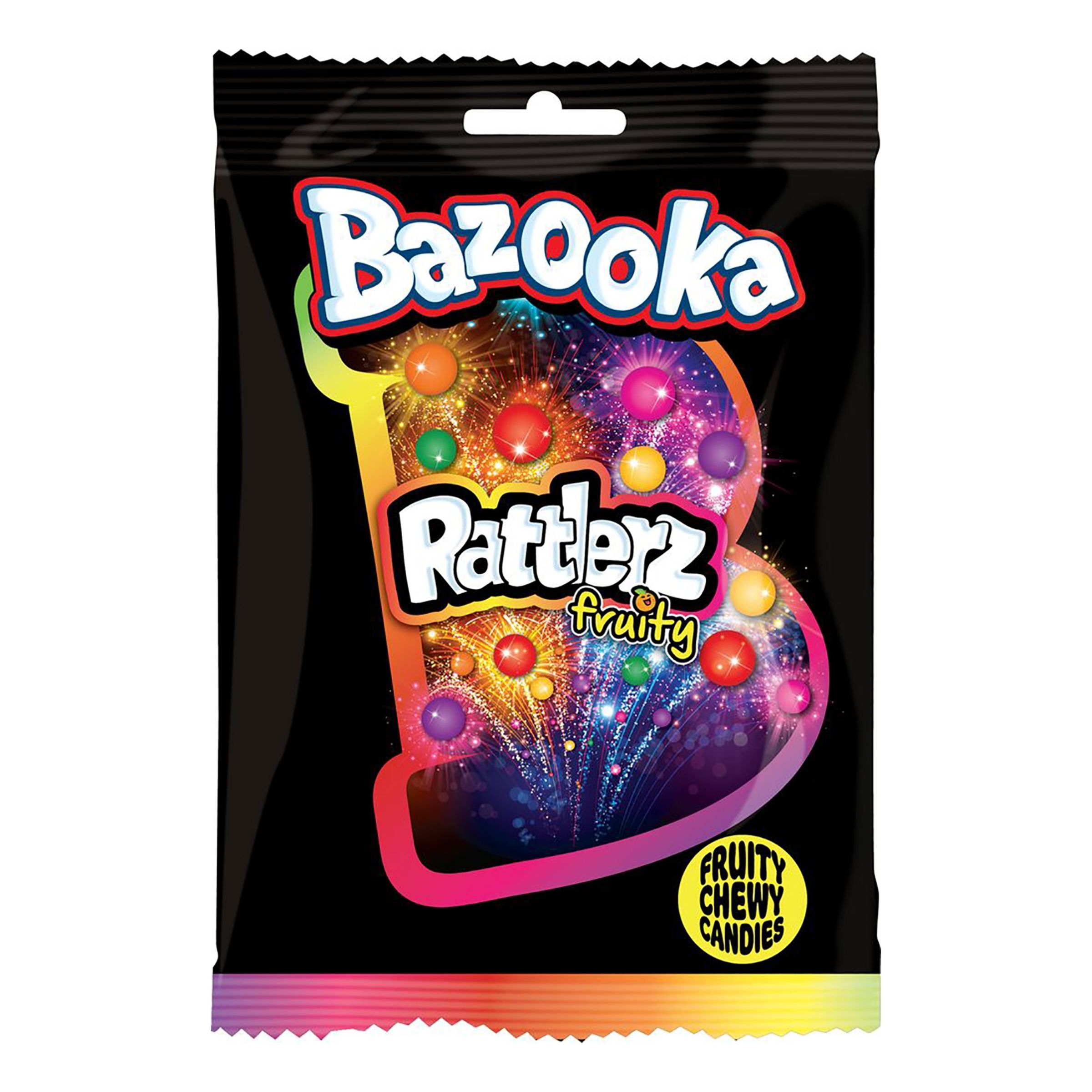 Läs mer om Bazooka Rattlerz Fruit - 120 gram