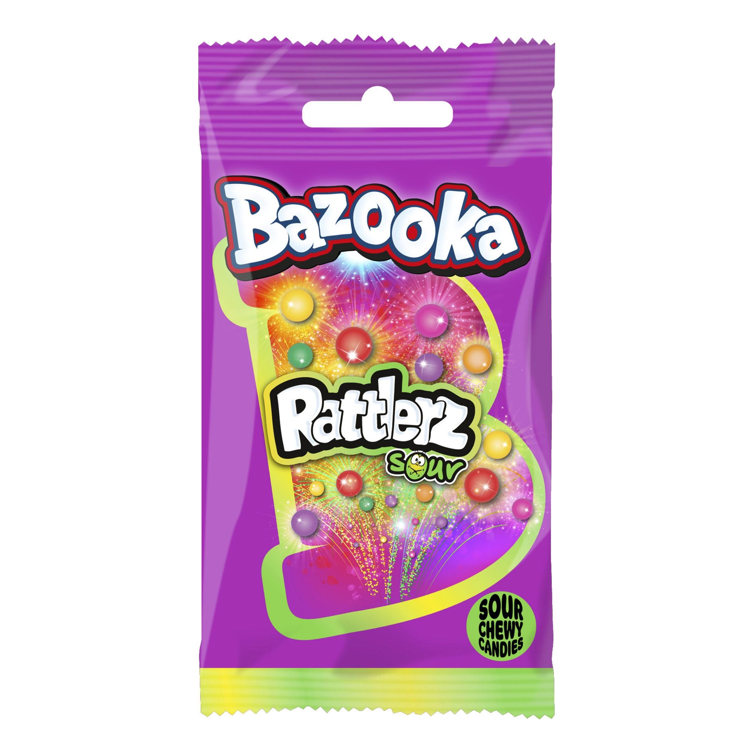 Läs mer om Bazooka Rattlerz Sour - 120 gram