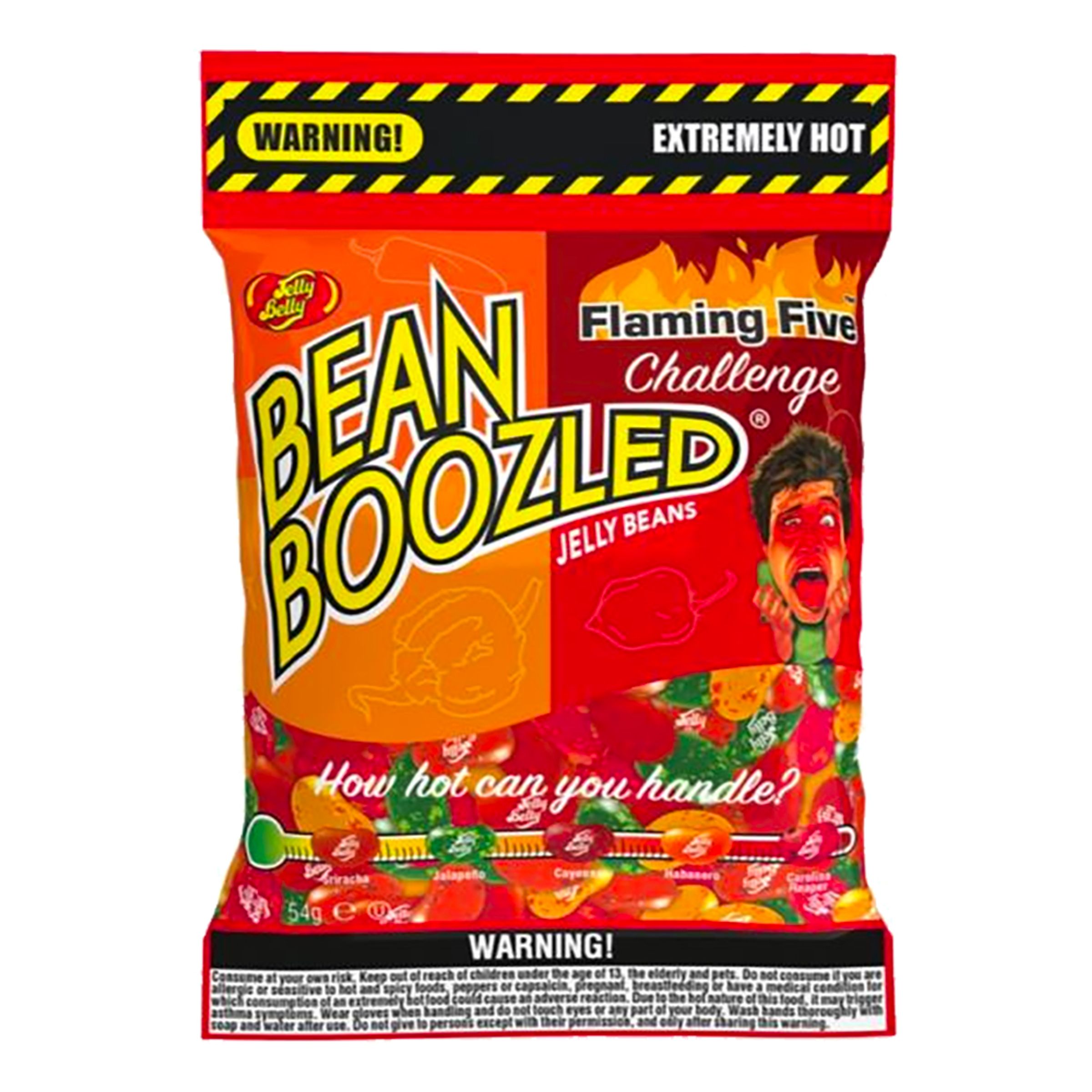 Jelly Belly Bean Boozled Flaming Five Refillpåse - 54 gram