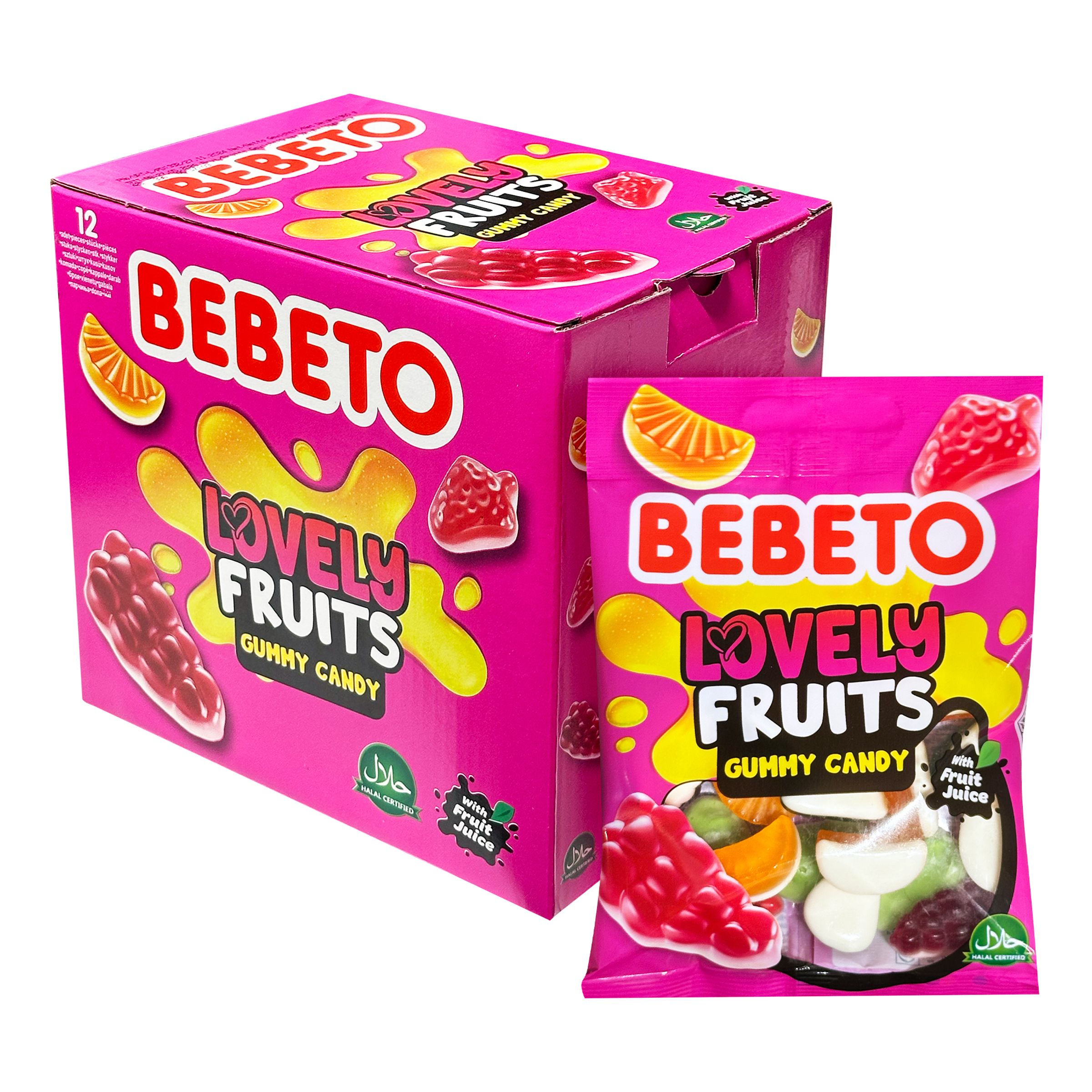 Bebeto Lovely Fruit Storpack - 12-pack