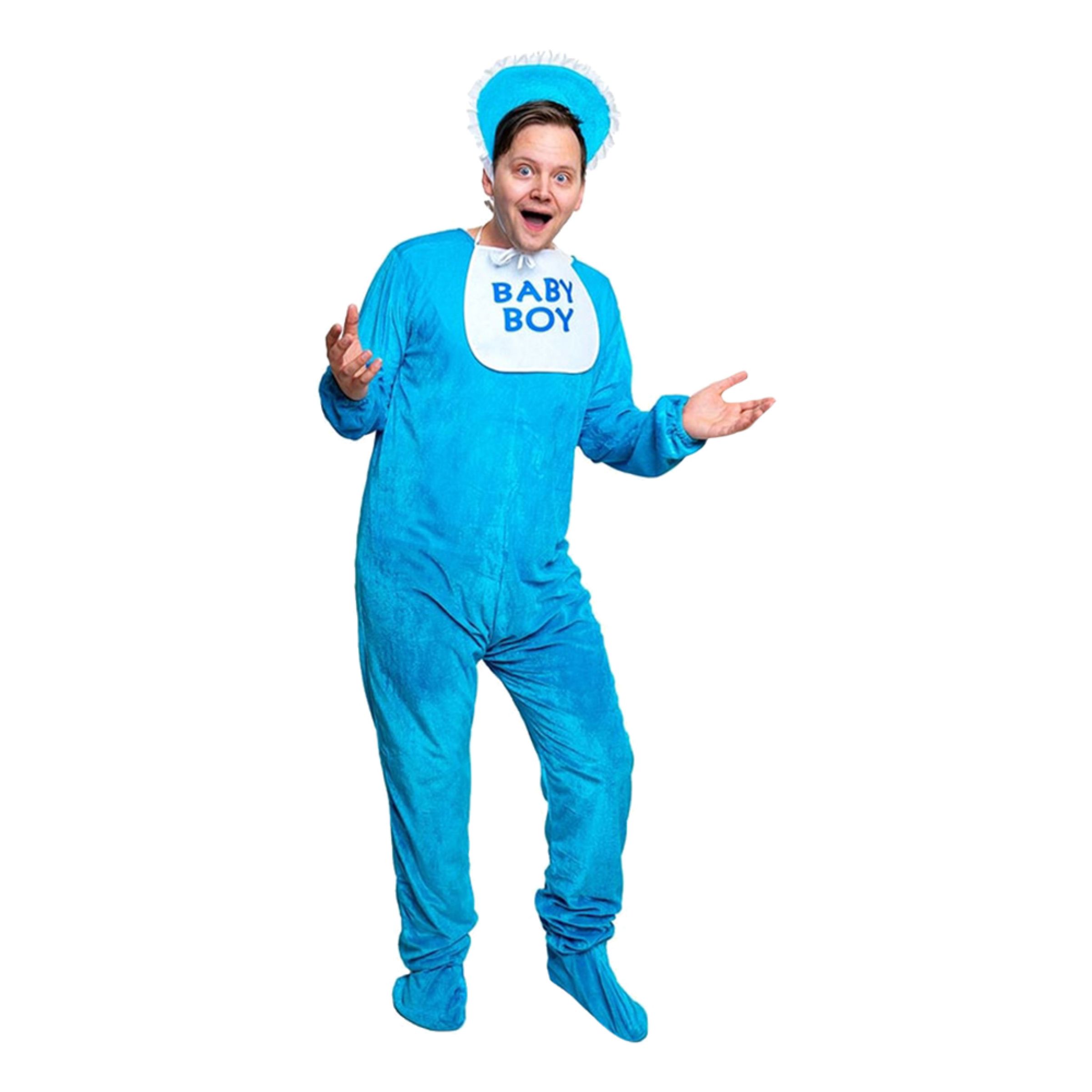 Big Baby Blå Maskeraddräkt - Large/X-Large | Hem - Maskerad - Maskeraddräkter - Damdräkter | Pryloteket