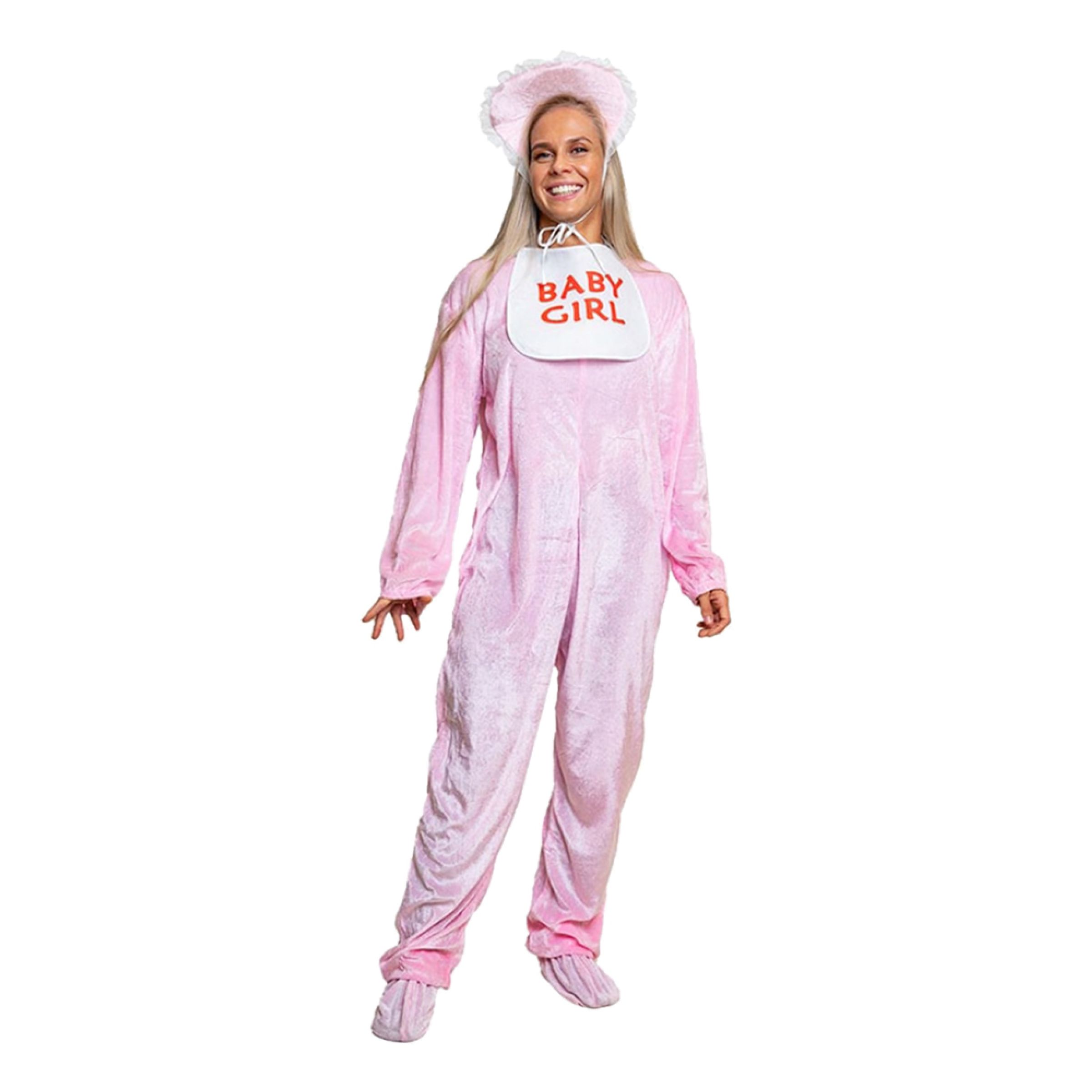 Big Baby Rosa Maskeraddräkt - Small/Medium | Hem - Maskerad - Maskeraddräkter - Damdräkter | Pryloteket
