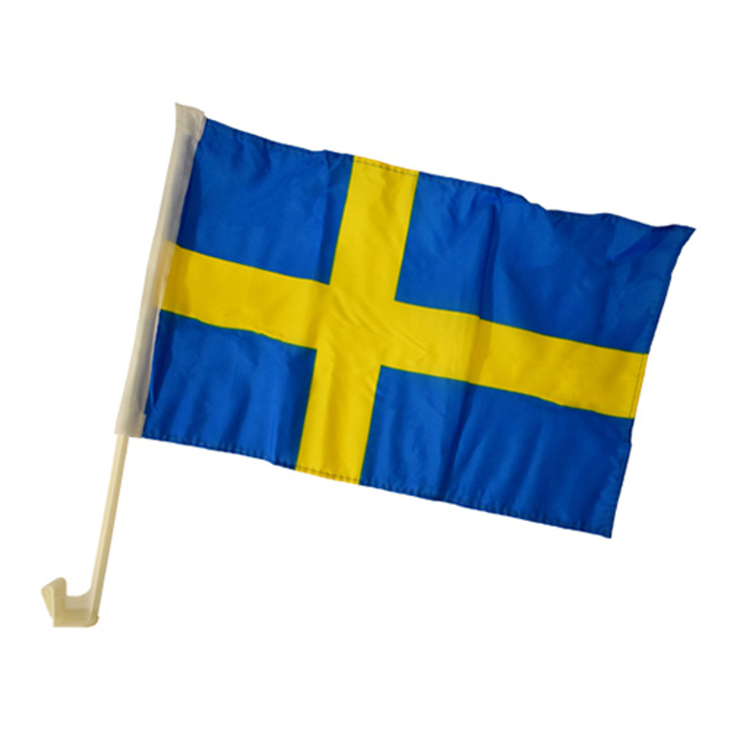 Läs mer om Bilflagga Sverige - 2-pack