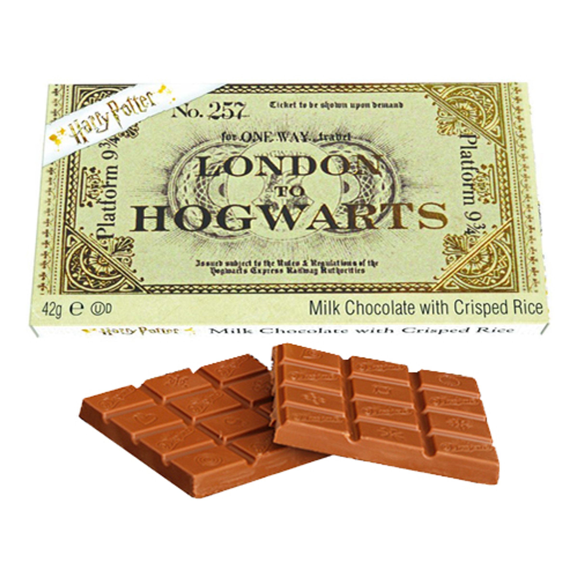 Biljett till Hogwarts Chokladkaka