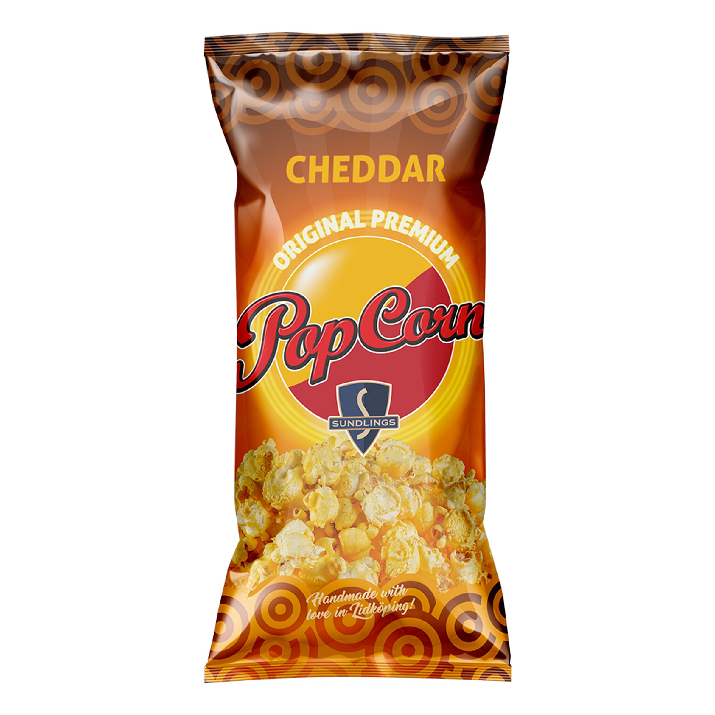 Läs mer om Sundlings Popcorn Cheddar - 100 g