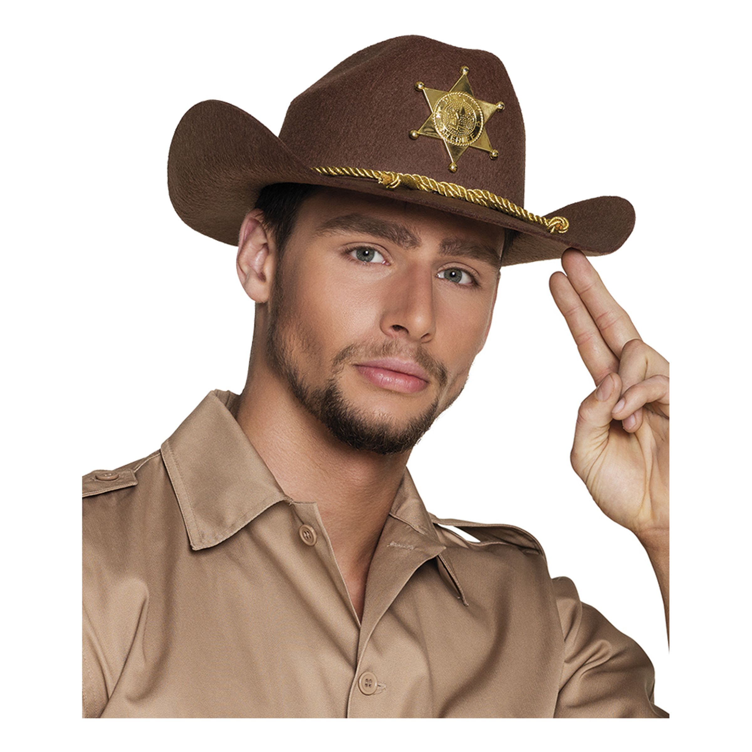 Läs mer om Biträdande Sheriff Hatt - One size