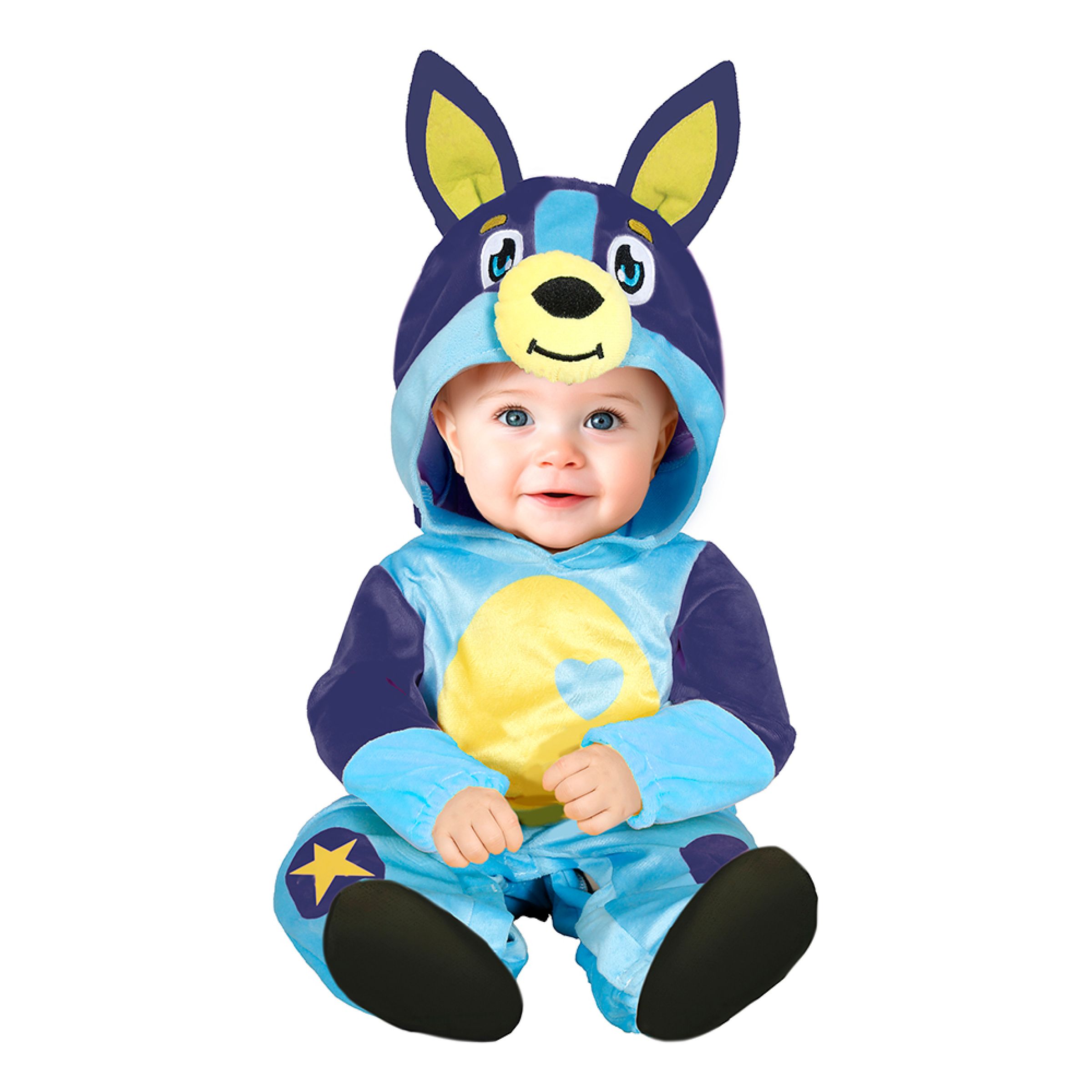 Blå Hund Bebis Maskeraddräkt - 12-18 mån | Hem - Maskerad - Maskeraddräkter - Barndräkter | Pryloteket