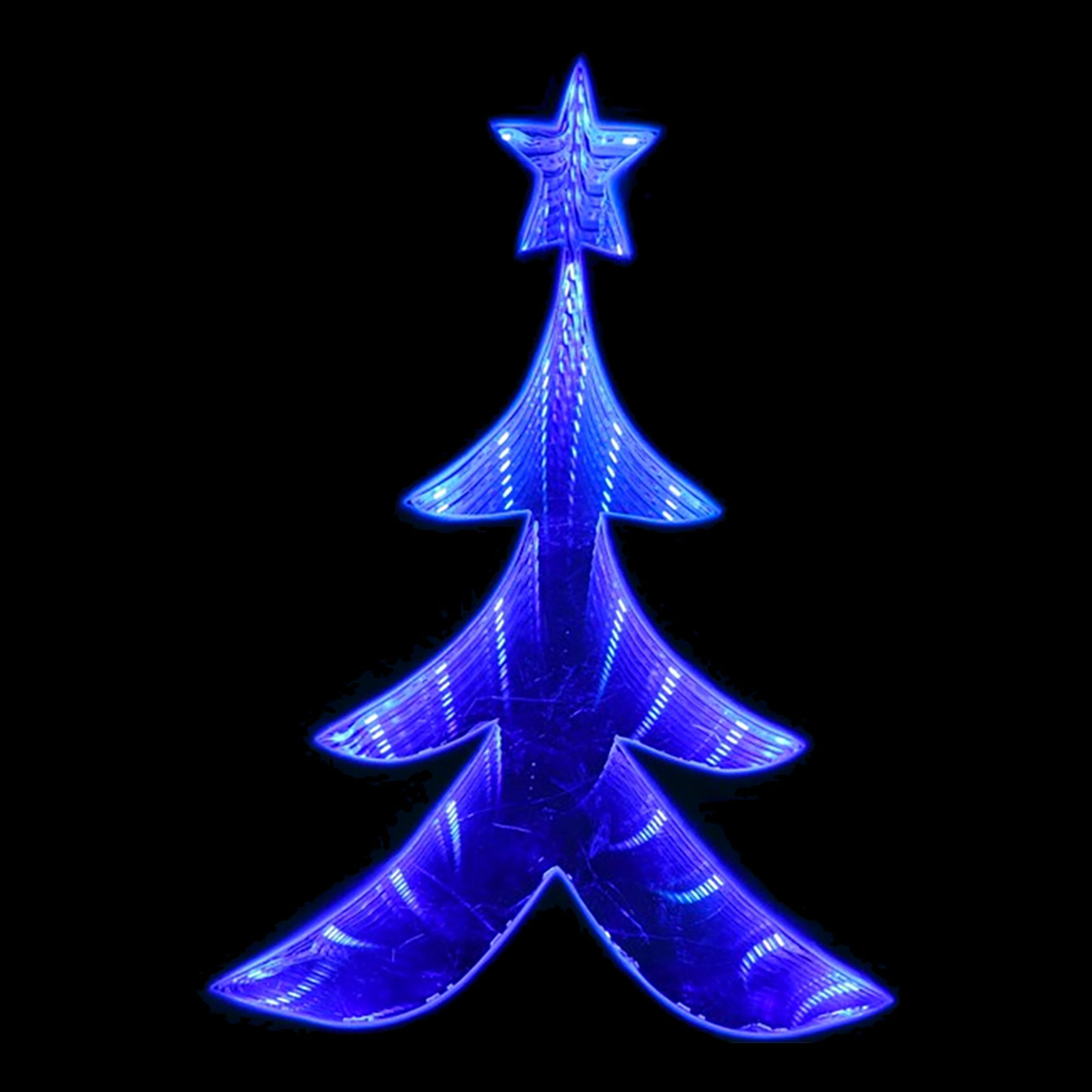 Blå Julgran LED