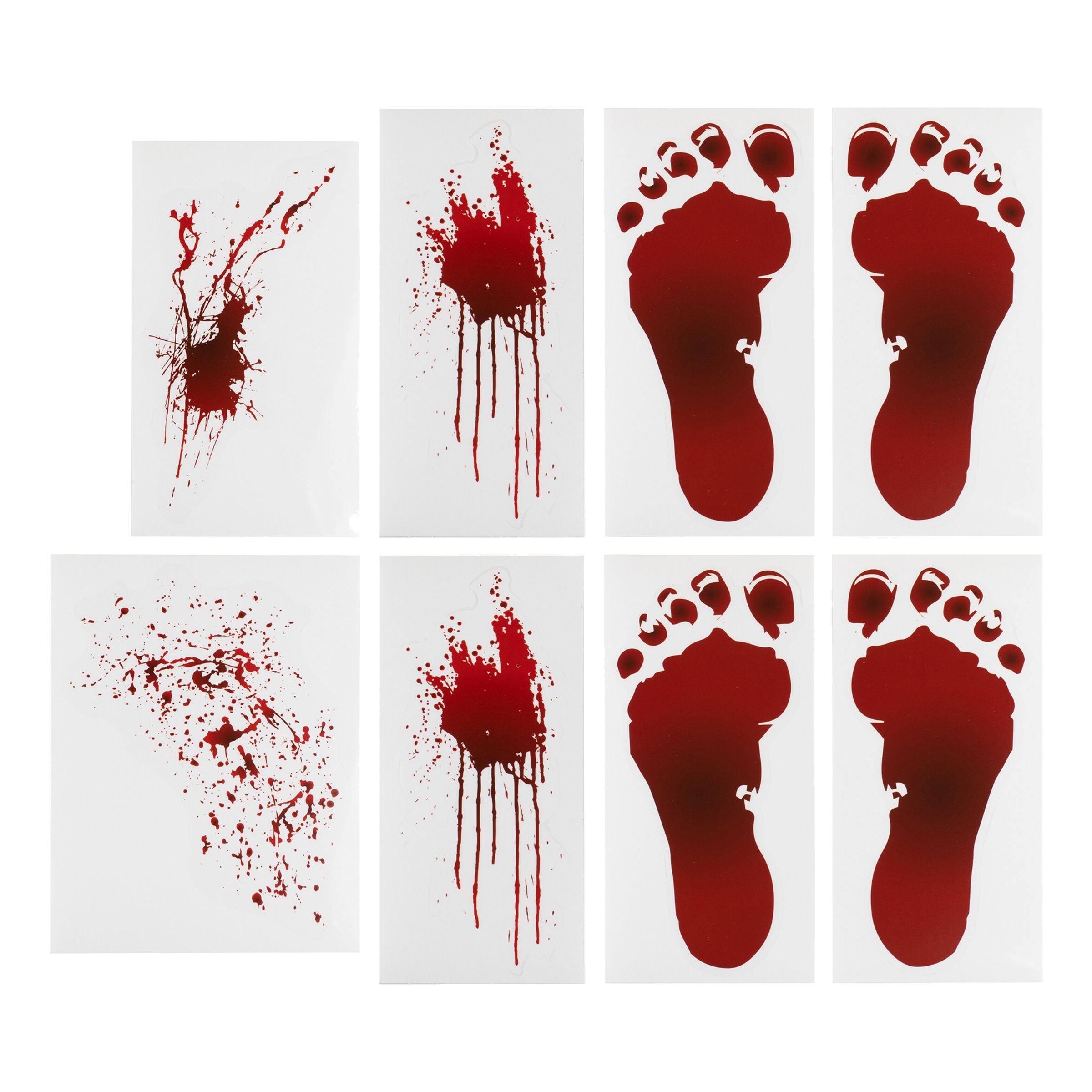 Blodiga fotspår Stickers
