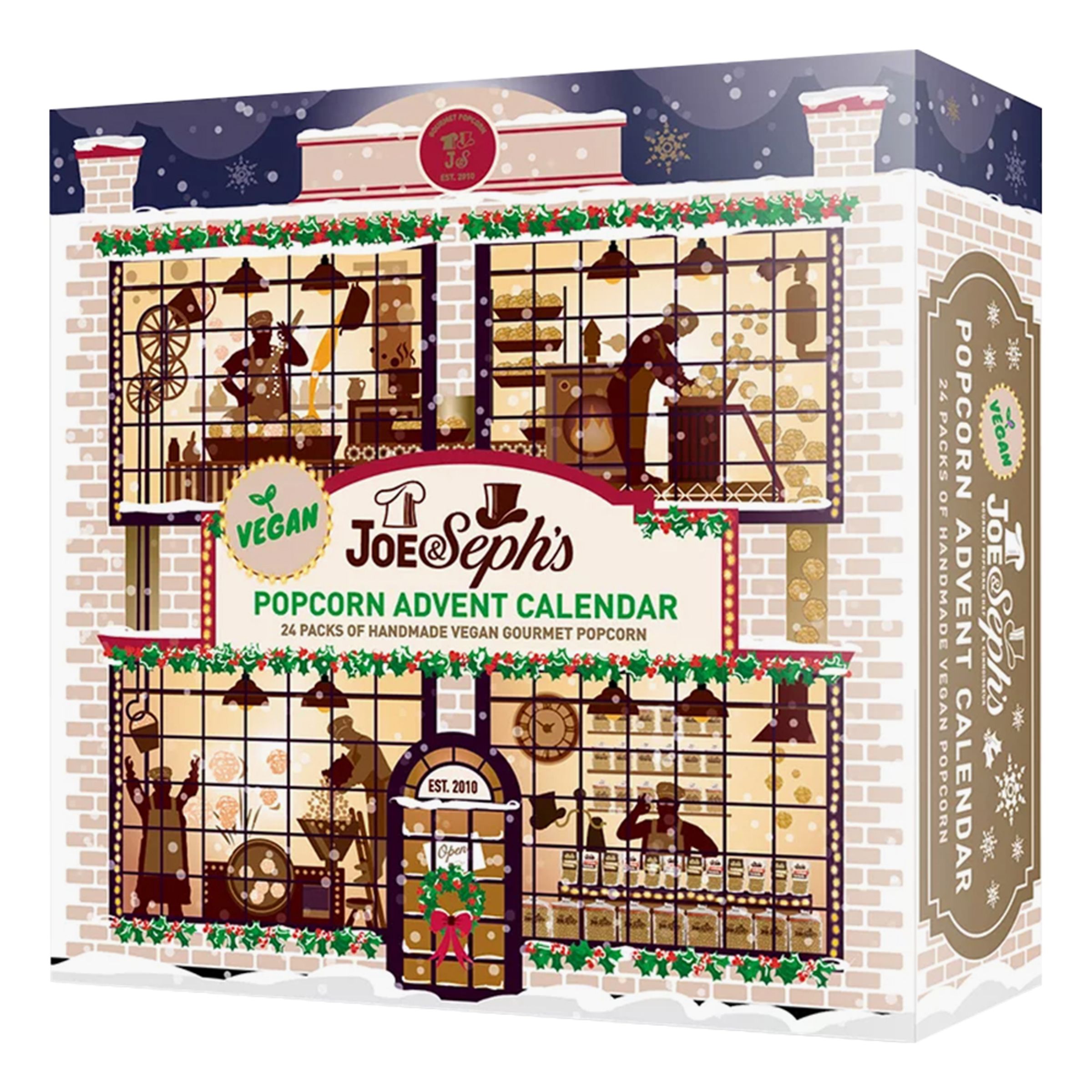 Blue Vegan Gourmet Popcorn Julekalender