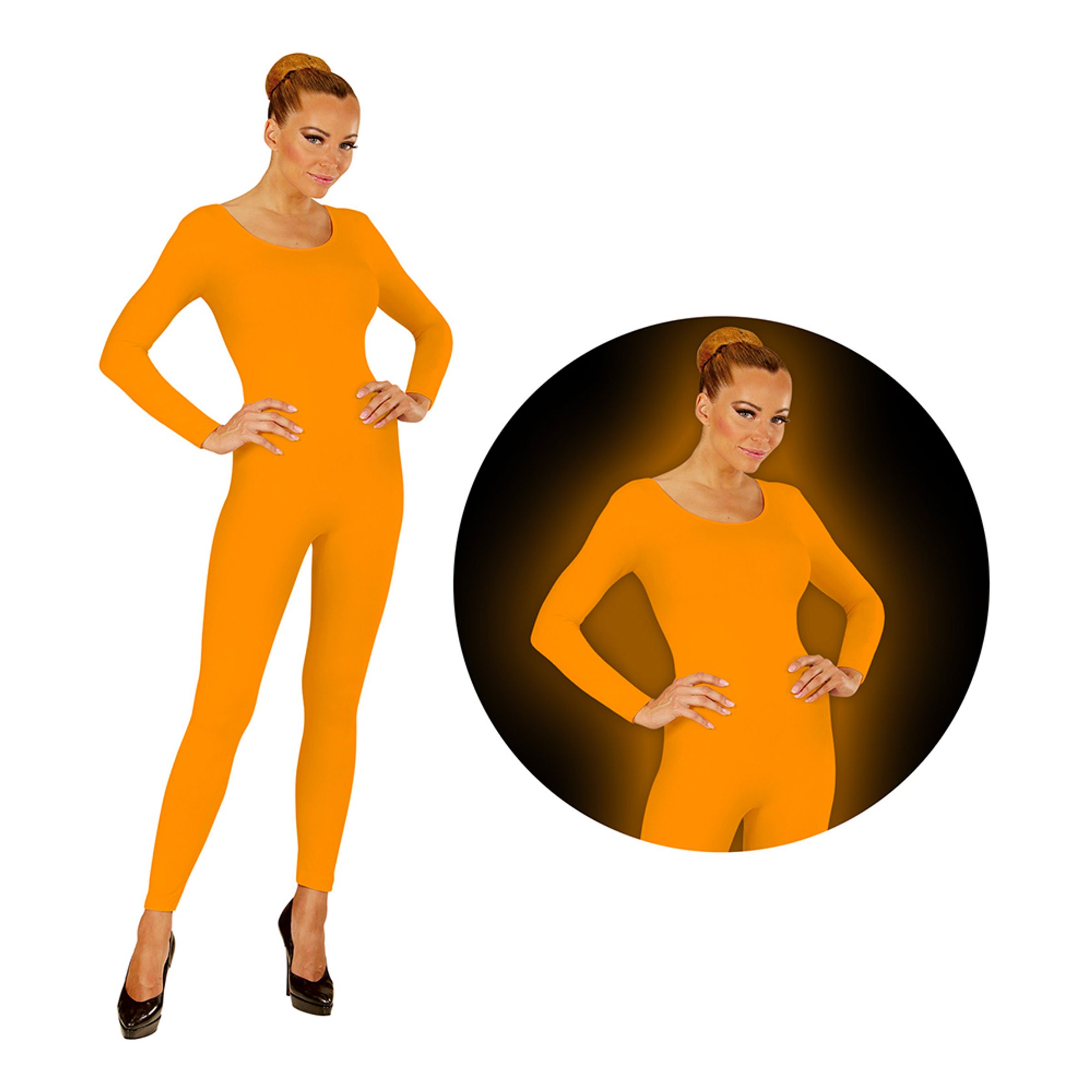 Läs mer om Bodysuit UV Neon Orange - Small/Medium