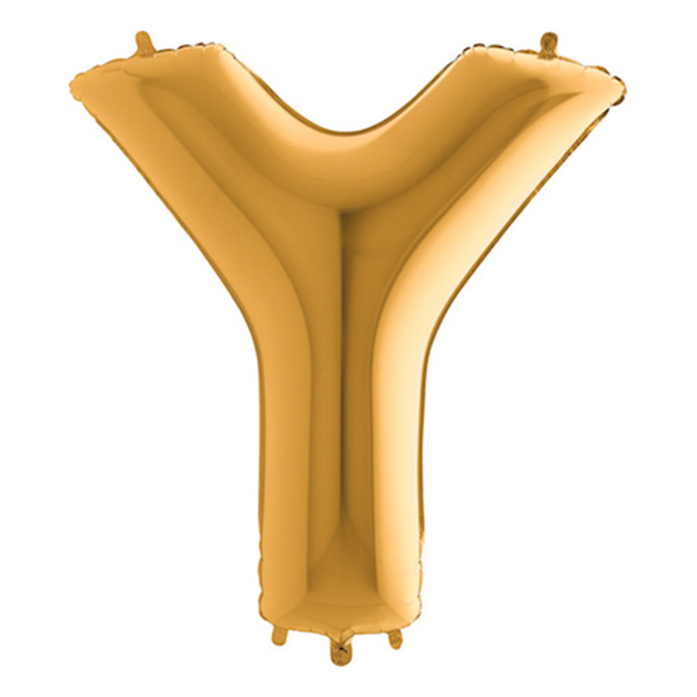 Bokstavsballong Guld - Bokstav Y