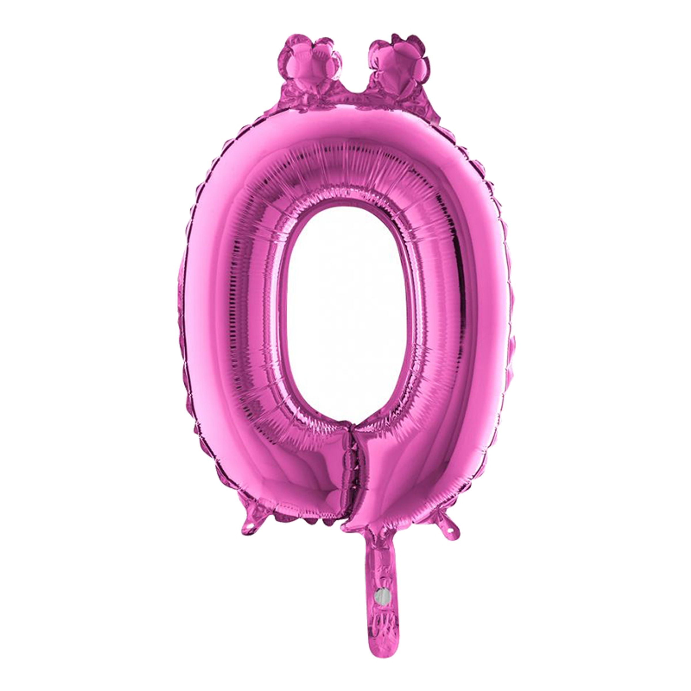Läs mer om Bokstavsballong Mini Rosa - Bokstav Ö