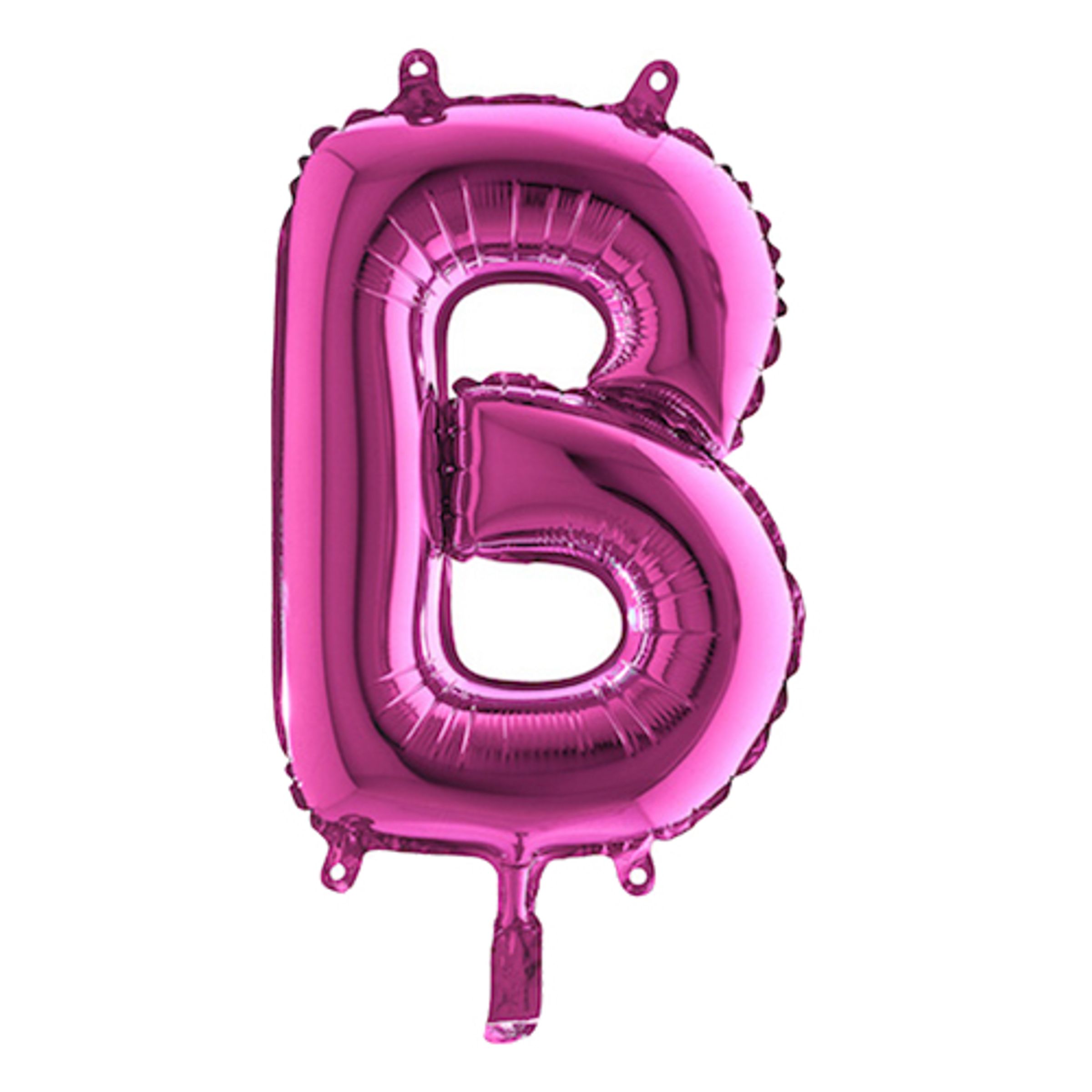 Läs mer om Bokstavsballong Mini Rosa - Bokstav B