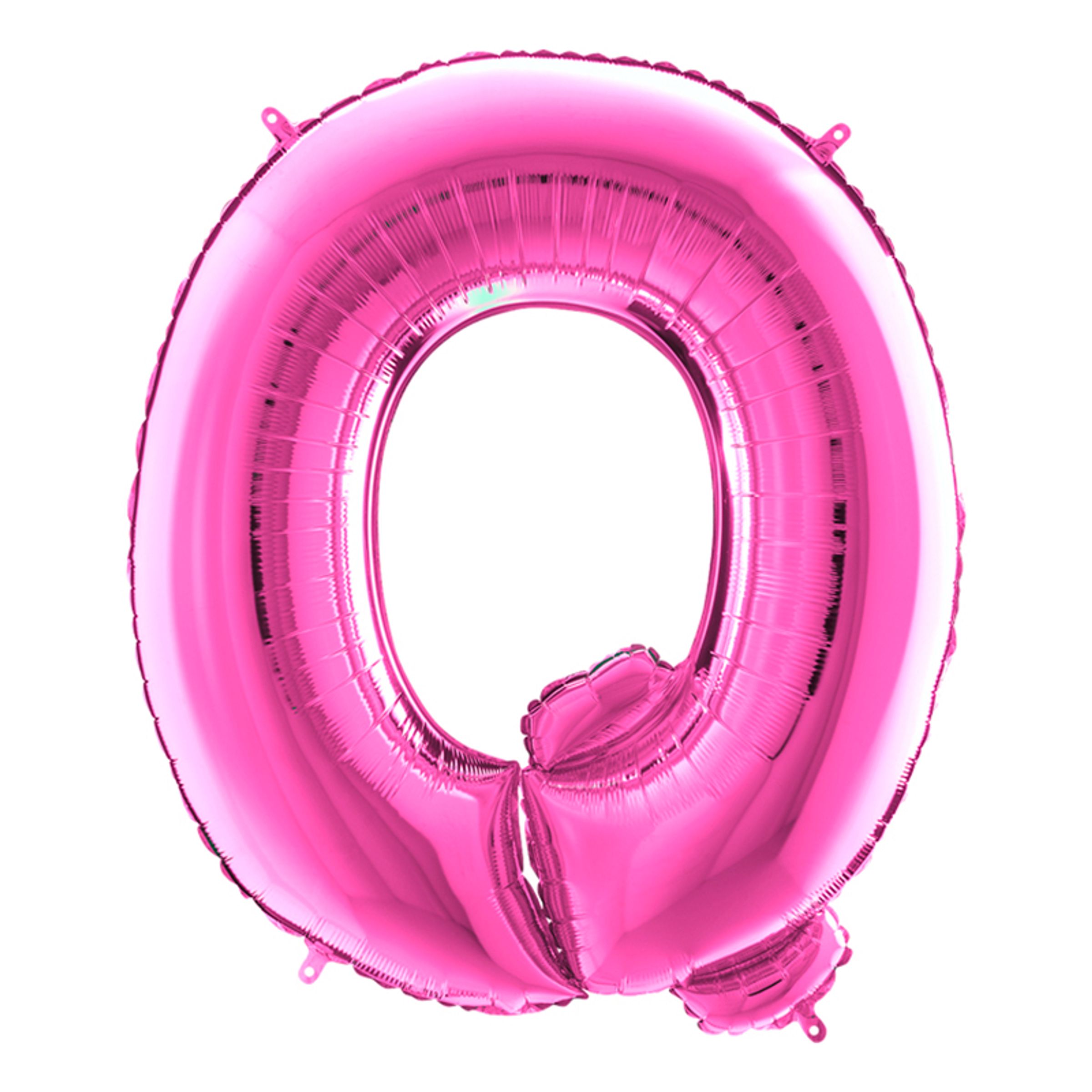 Läs mer om Bokstavsballong Rosa - Bokstav Q