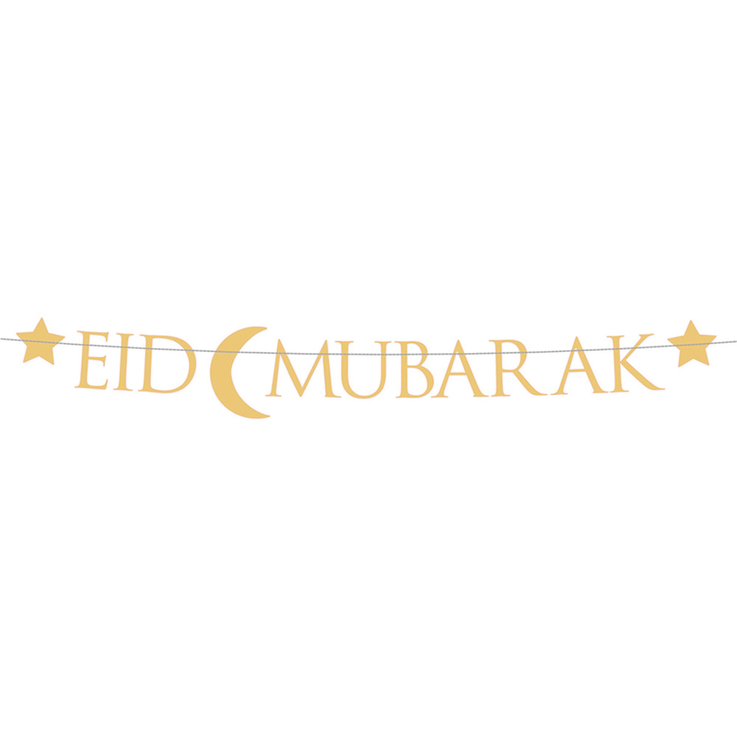 Läs mer om Bokstavsgirlang Eid Mubarak