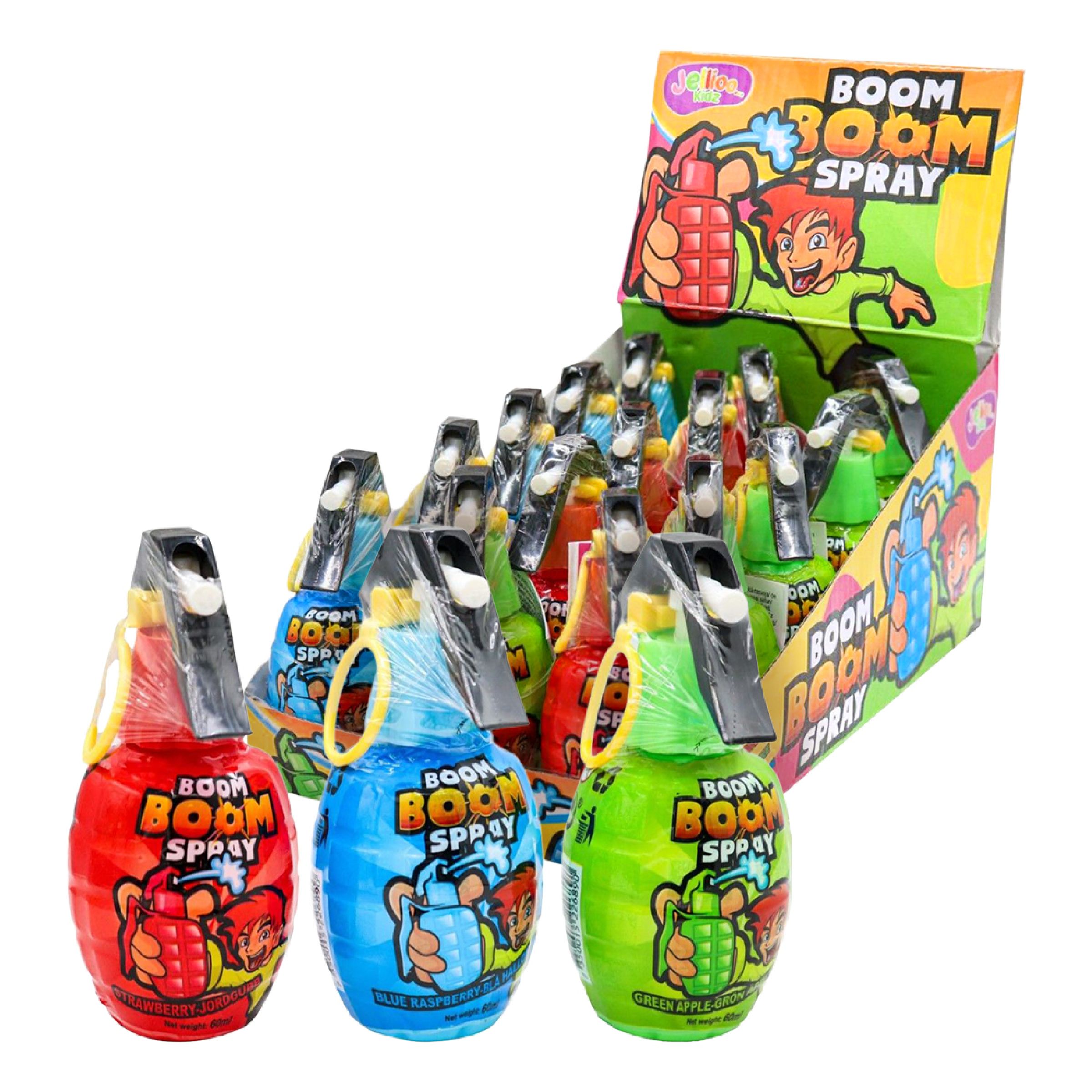 Boom Boom Spray Storpack - 15-pack | Hem - Teman - Presenter - Barnpresenter | Party Outlet