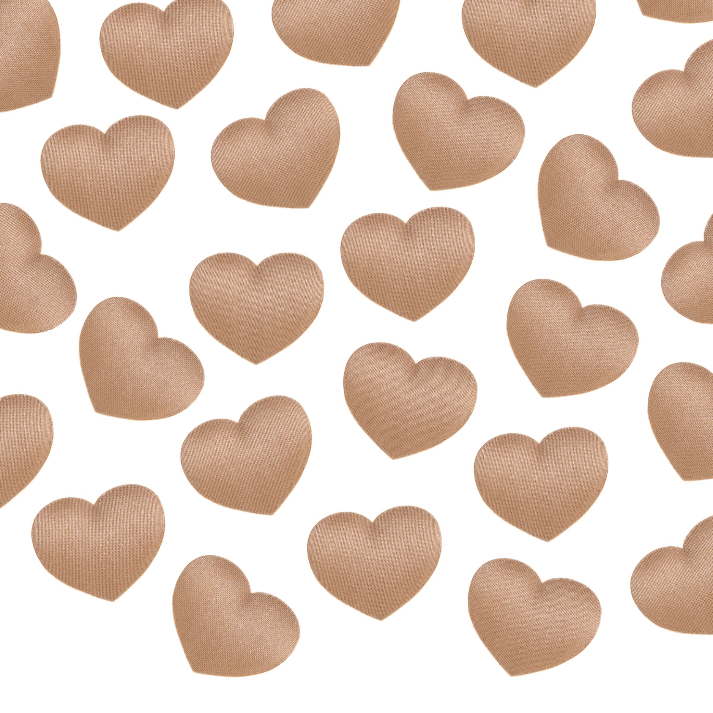 Bordsdekorationer Hjerte Mocha - 40-pak