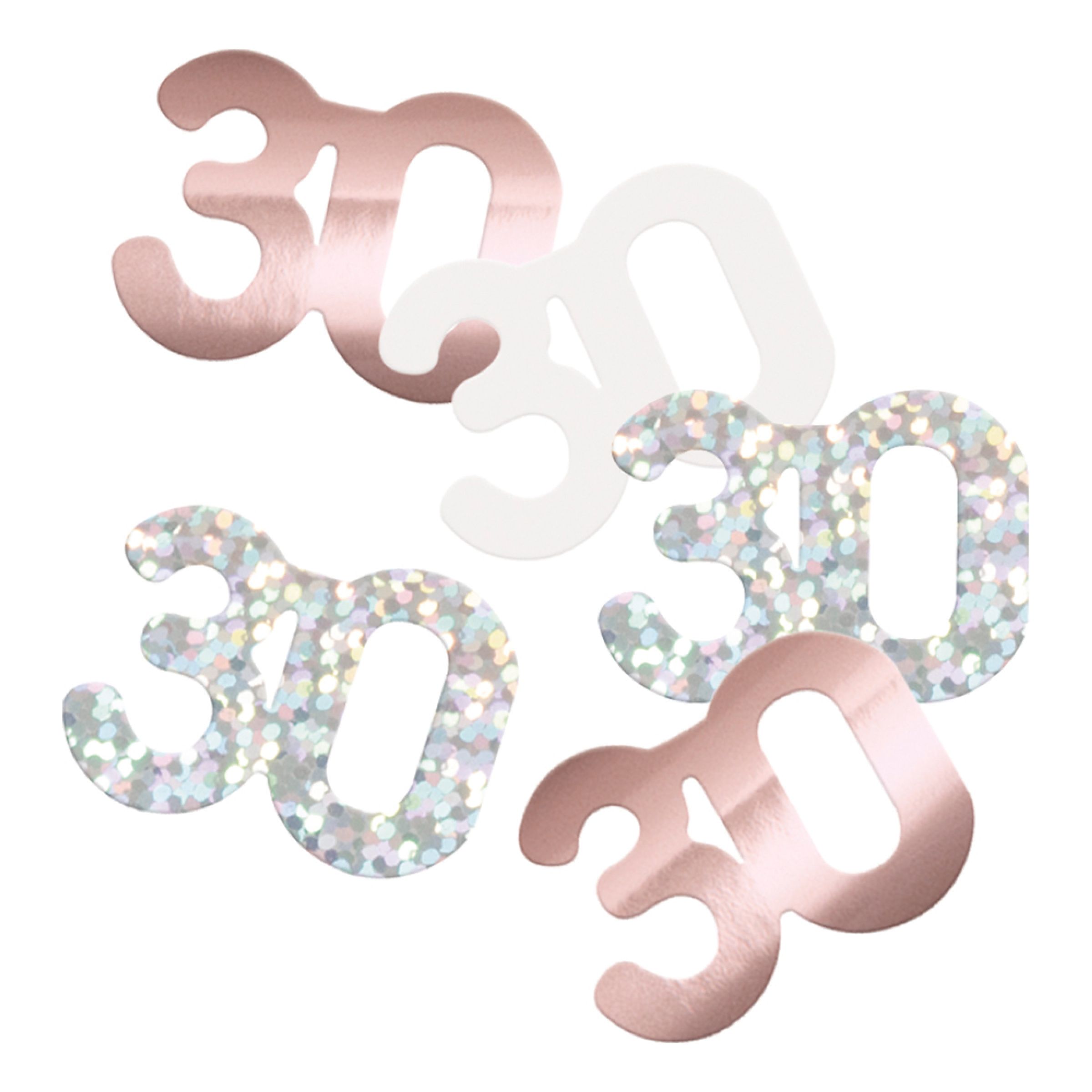 Bordskonfetti 30 Roséguld - 14 gram | Hem - Teman - Färger - Silver | Pryloteket