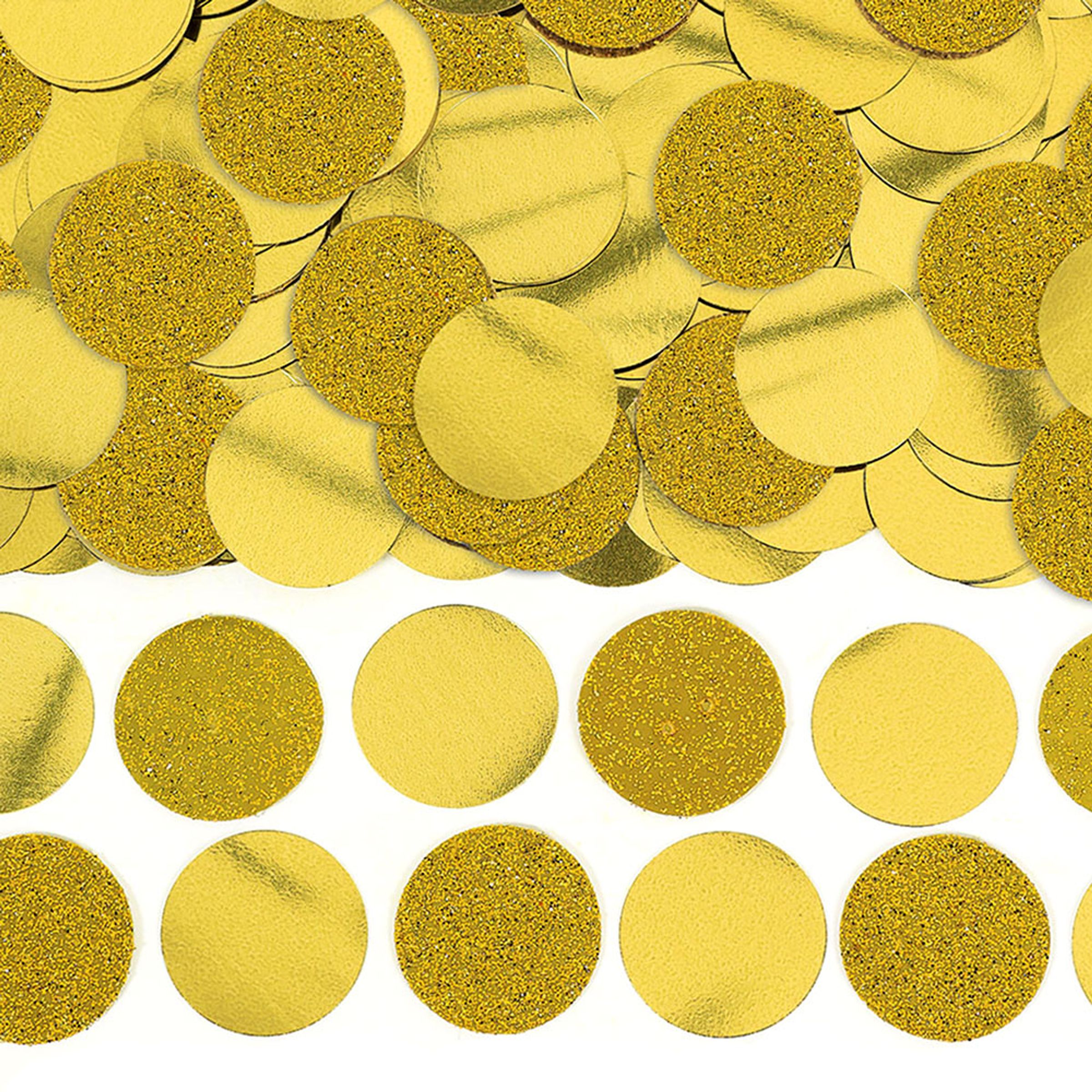Läs mer om Bordskonfetti Guld Metallic Glitter - 63 gram