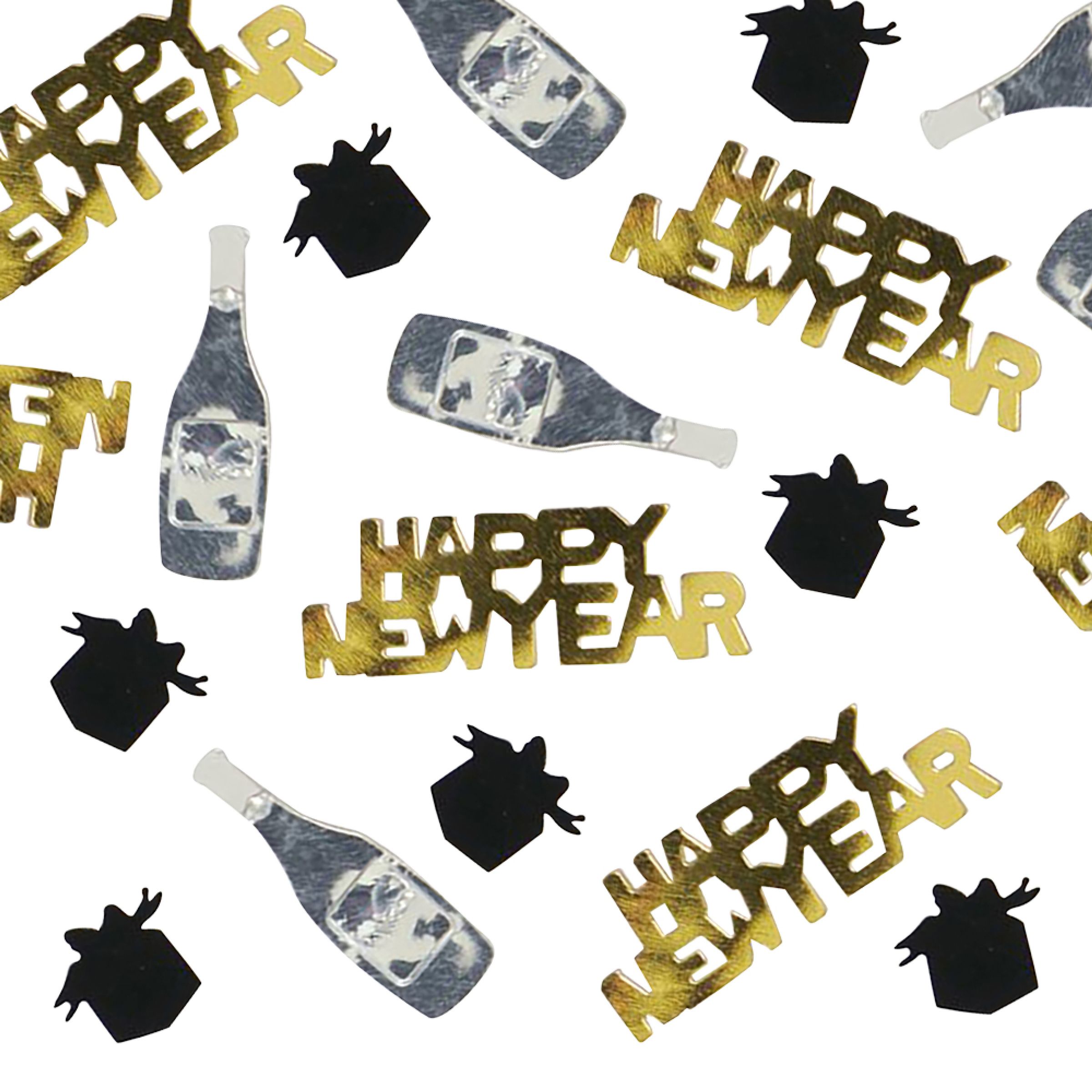 Bordskonfetti Happy New Year | Hem - Teman - Färger - Guld | Party Outlet