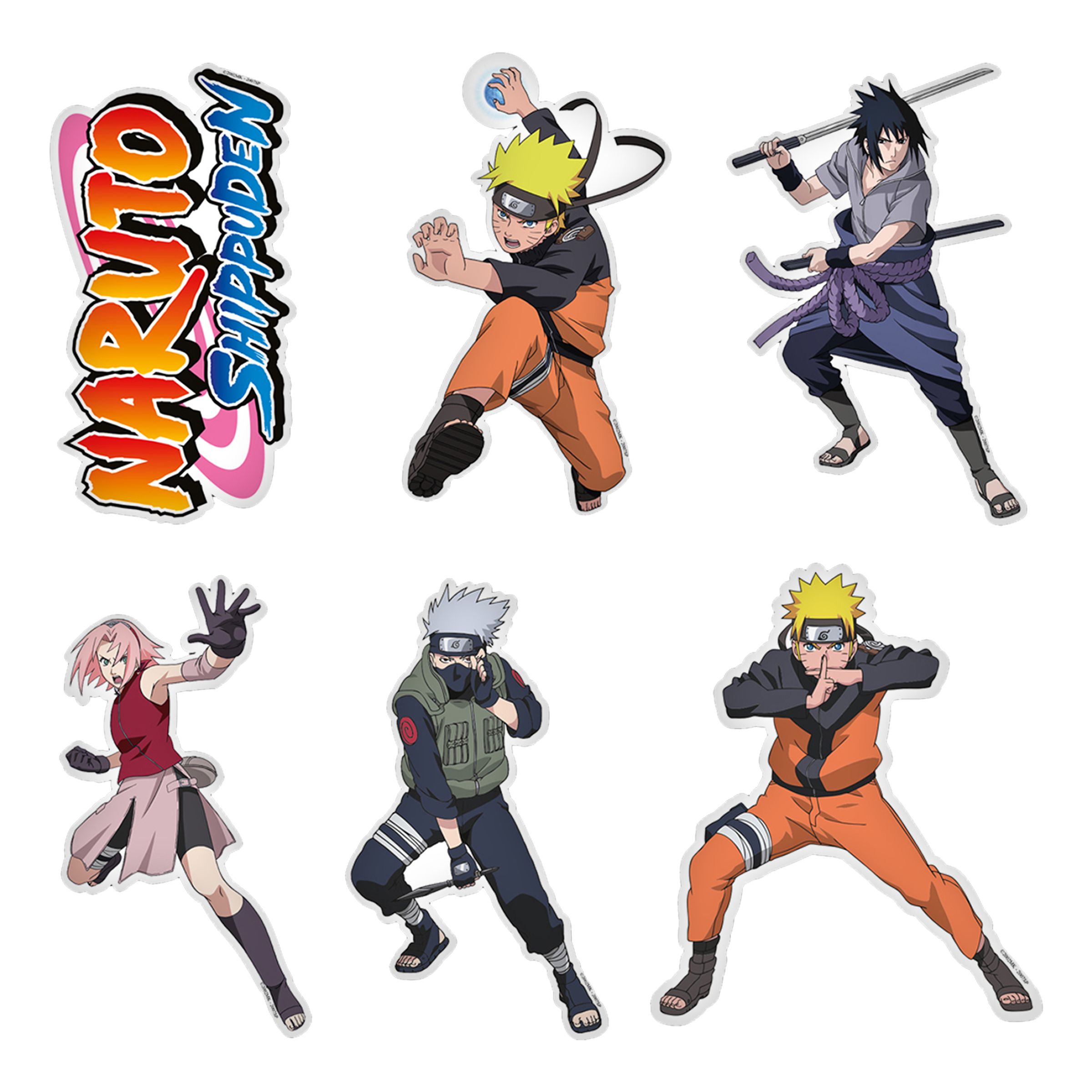 Bordskonfetti Naruto Shippuden - 24-pack | Hem - Teman - Barnkalas | Maskeradspecialisten