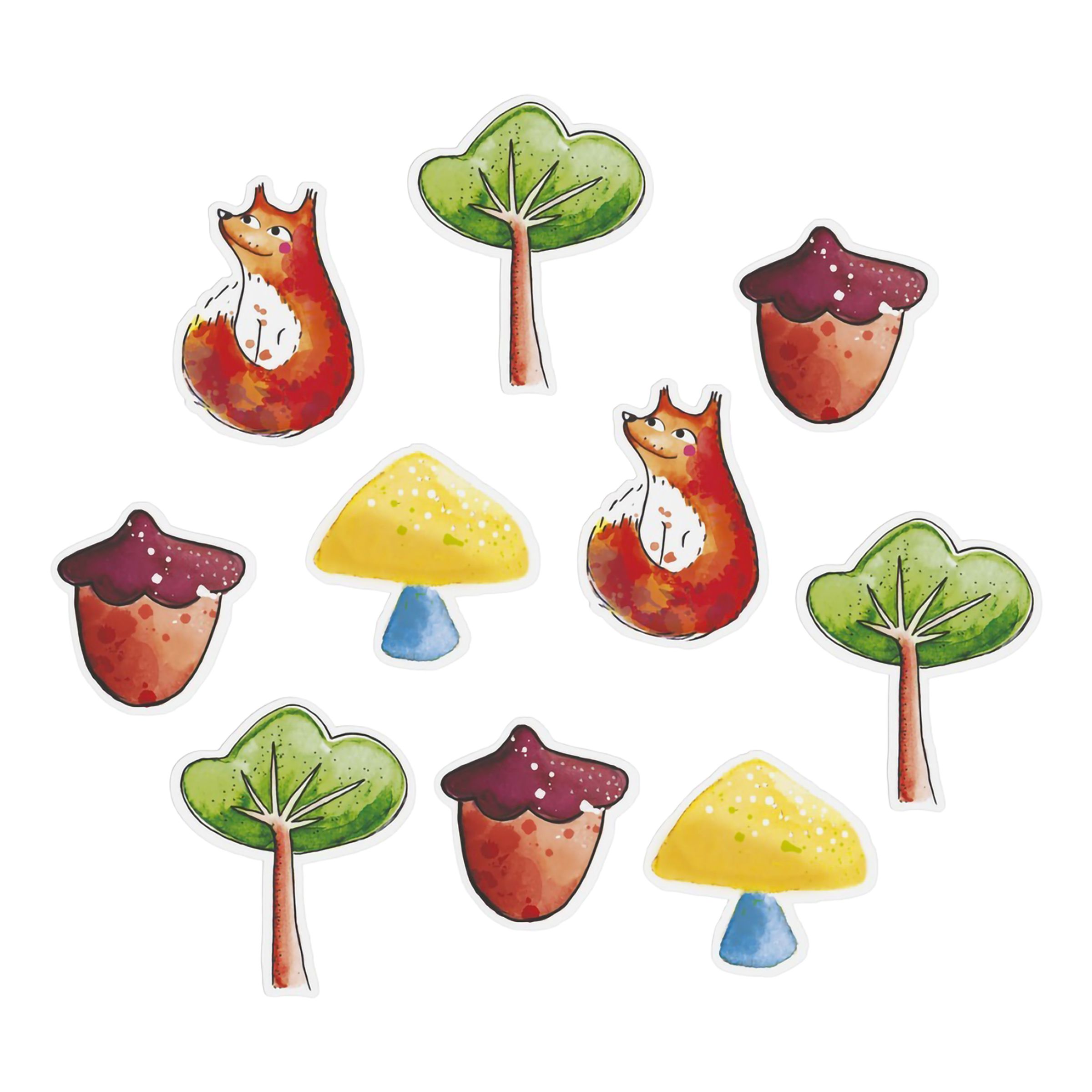 Bordskonfetti Skogsdjur - 40-pack | Hem - Festartiklar - Festdekoration - Konfetti | Maskeradspecialisten