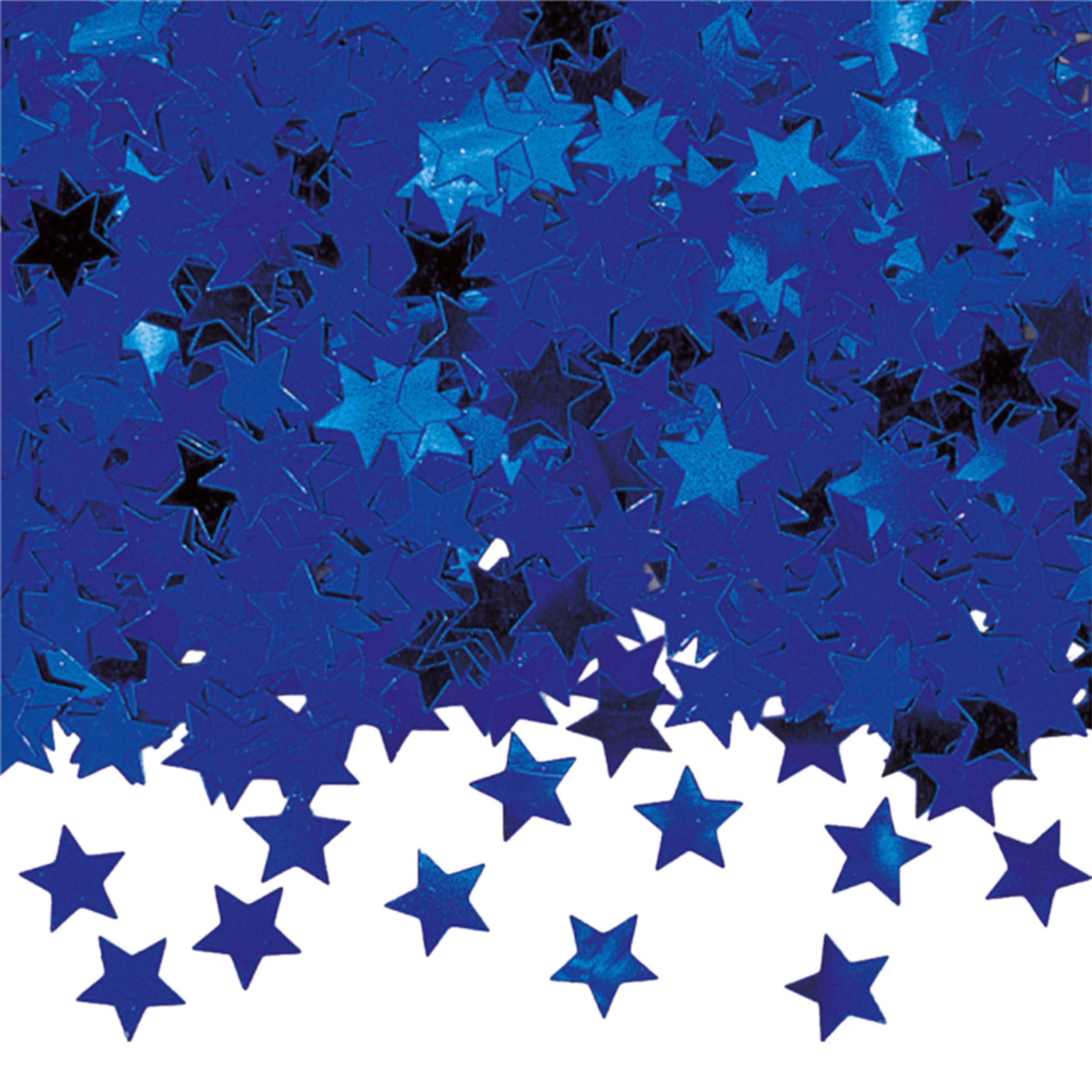 Läs mer om Bordskonfetti Stjärnor Blå Metallic - 14 gram