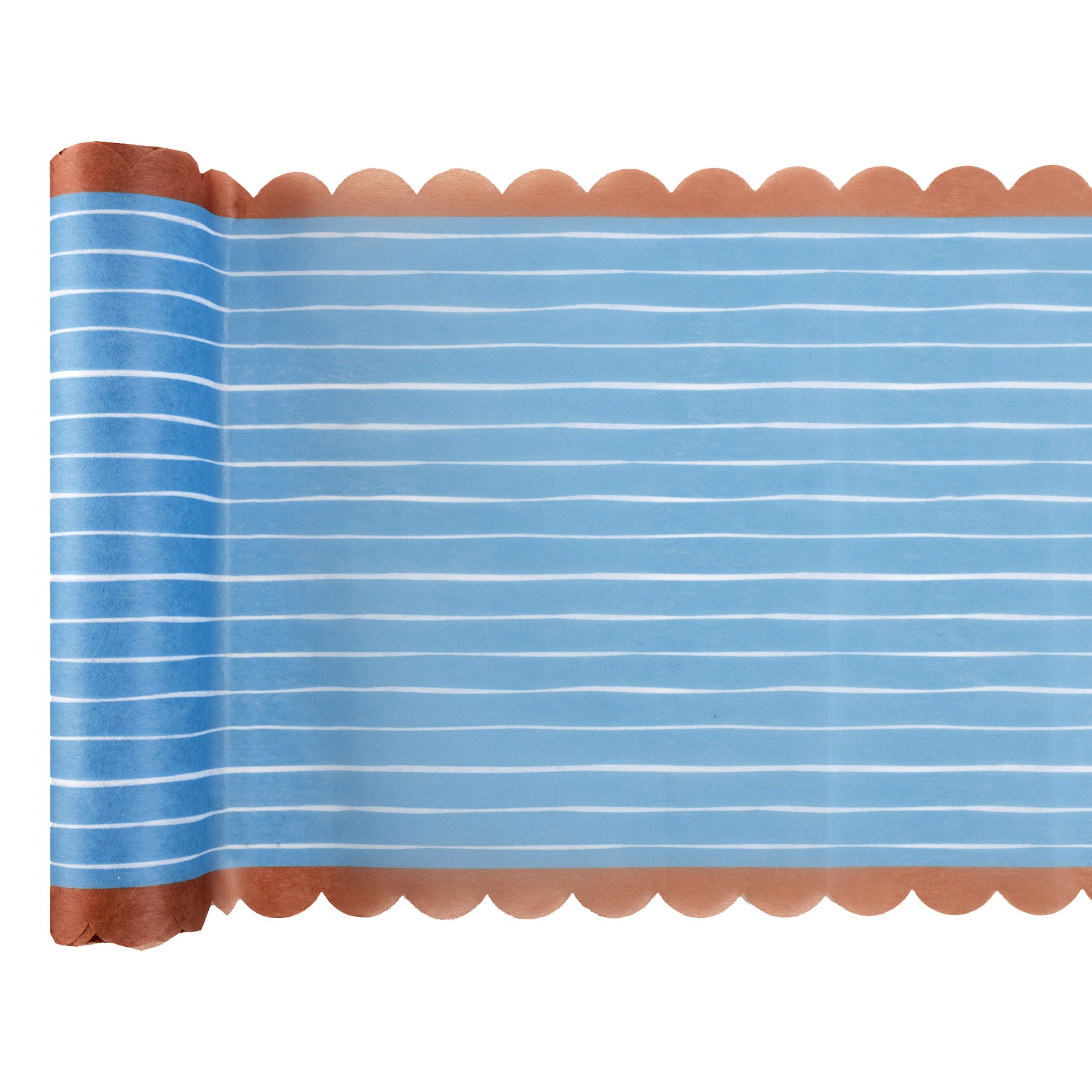 Bordslöpare Blå/Brun | Hem - Teman - Färger - Blå | Pryloteket