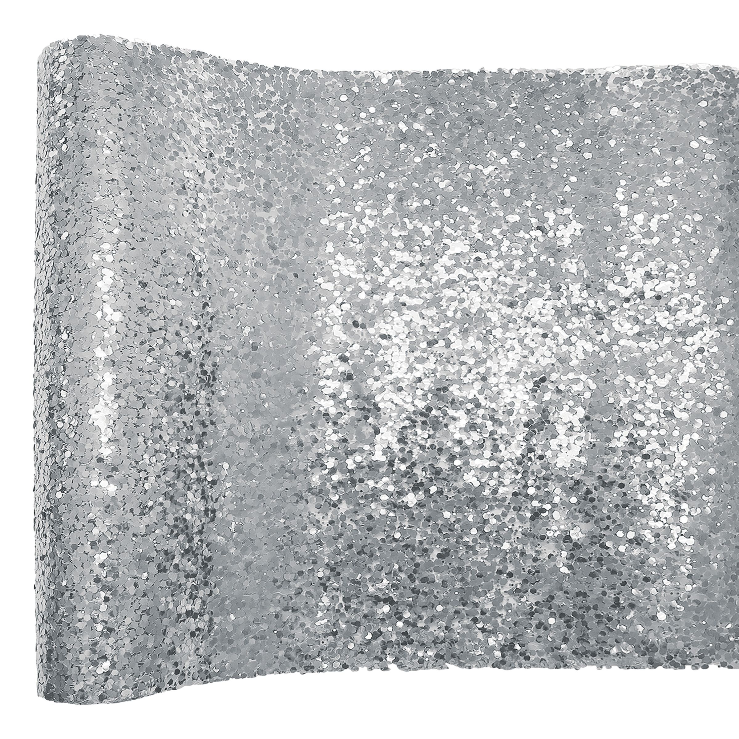 Läs mer om Bordslöpare Glitter Silver - 28 x 300 cm