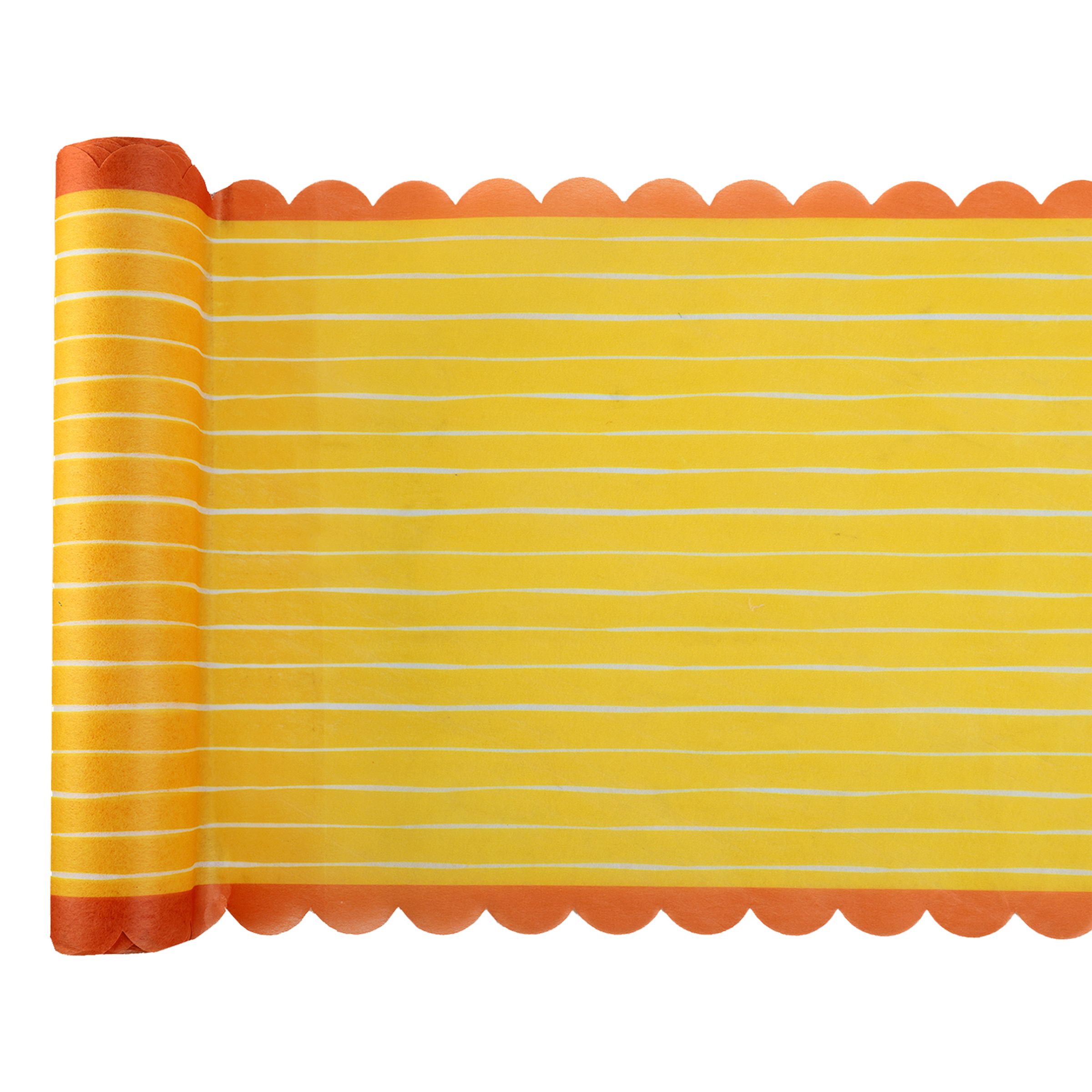 Bordslöpare Gul/Orange | Hem - Teman - Färger - Gul | Maskeradspecialisten