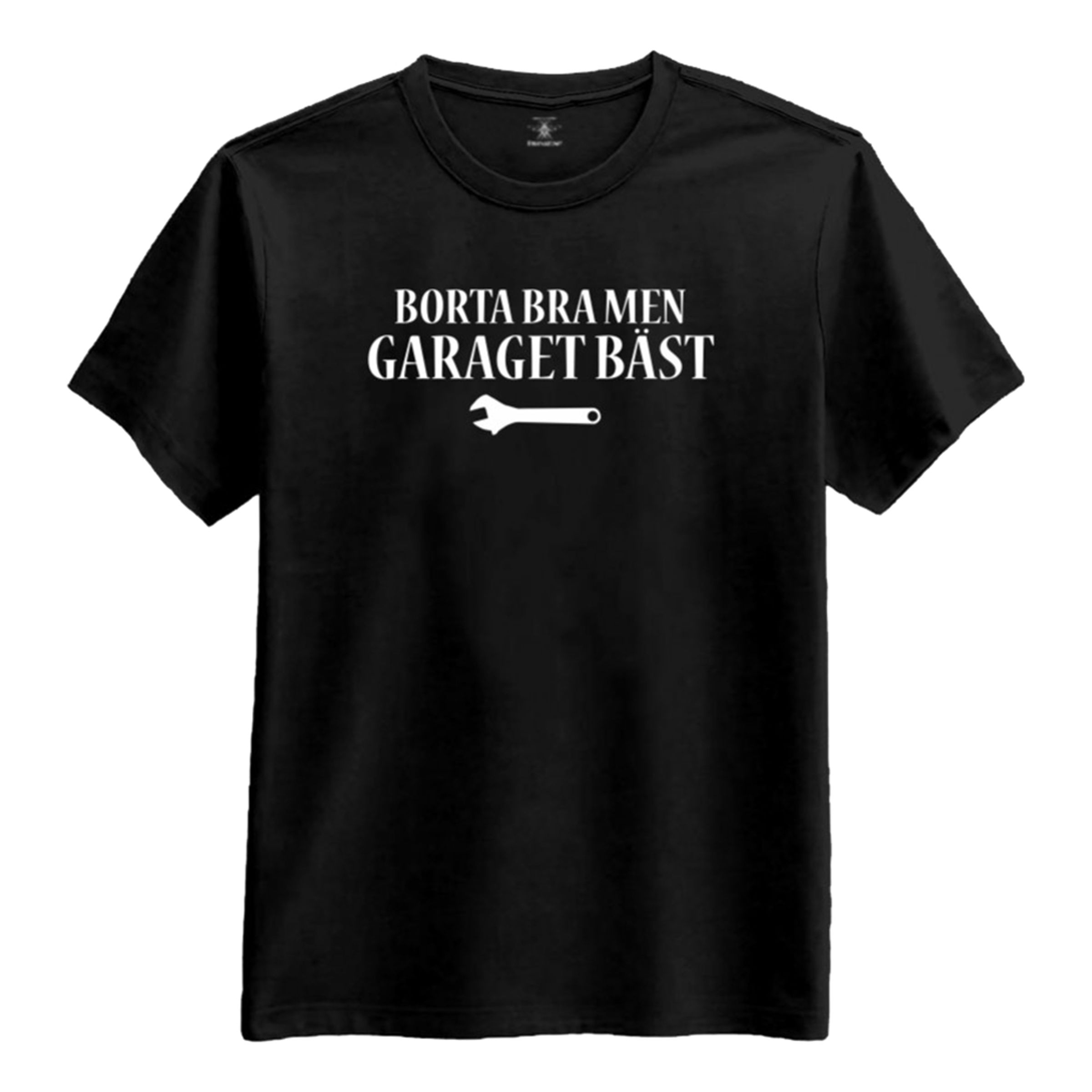 Läs mer om Borta Bra Men Garaget Bäst T-shirt - X-Large