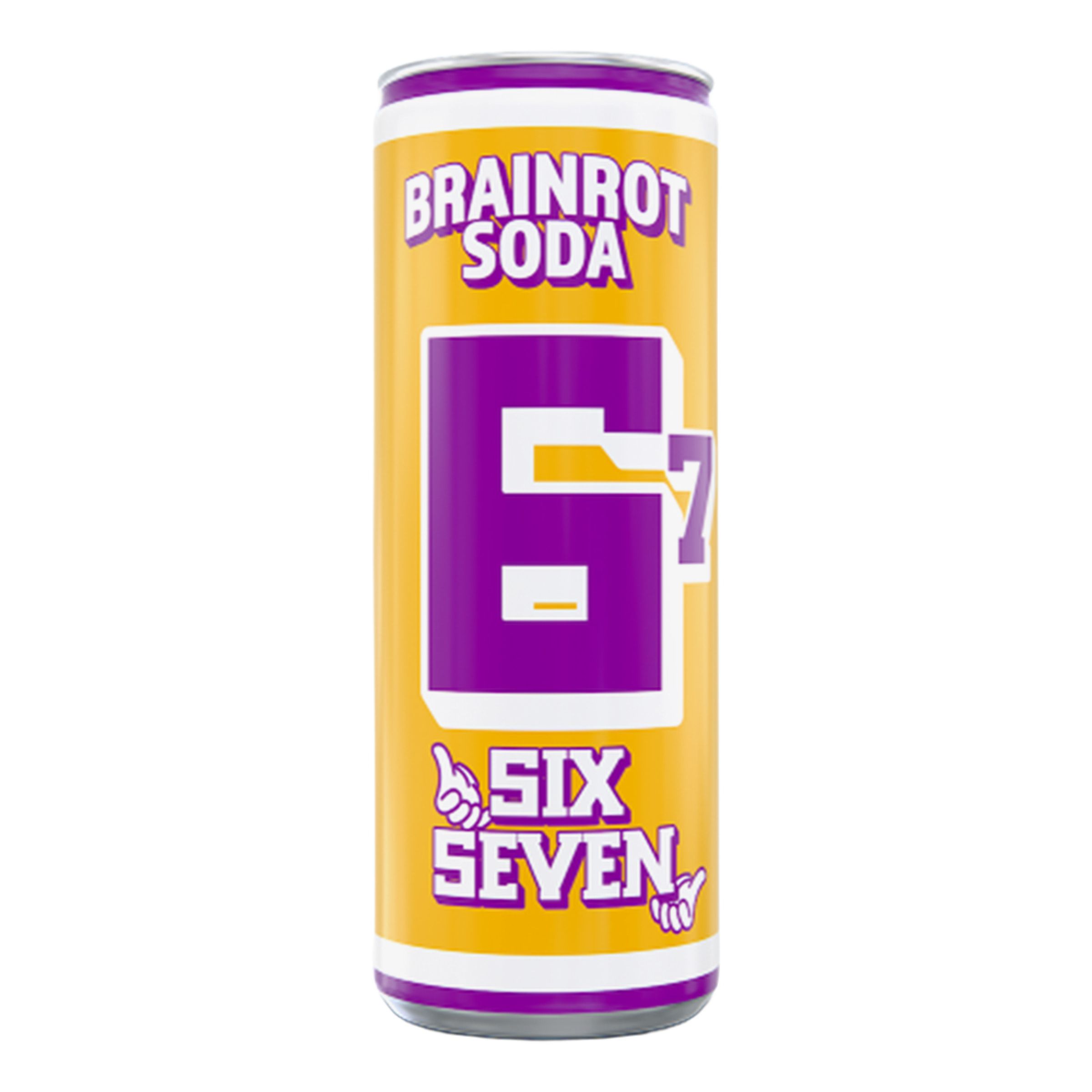 Brainrot Soda 6-7 - 250 ml - 6 | Hem - Godis & Läsk - Dryck - Läsk | Pryloteket