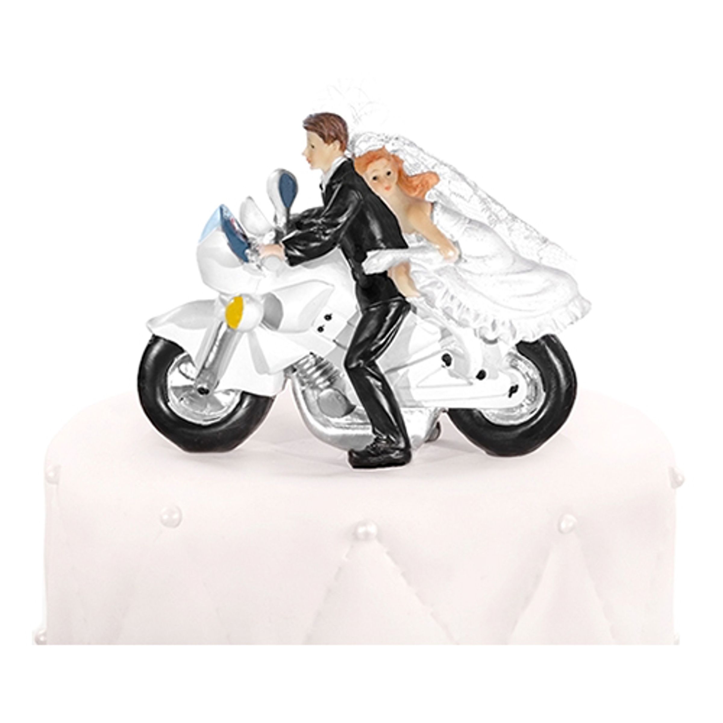 Läs mer om Bröllopsfigur Nygift på Motorcykel