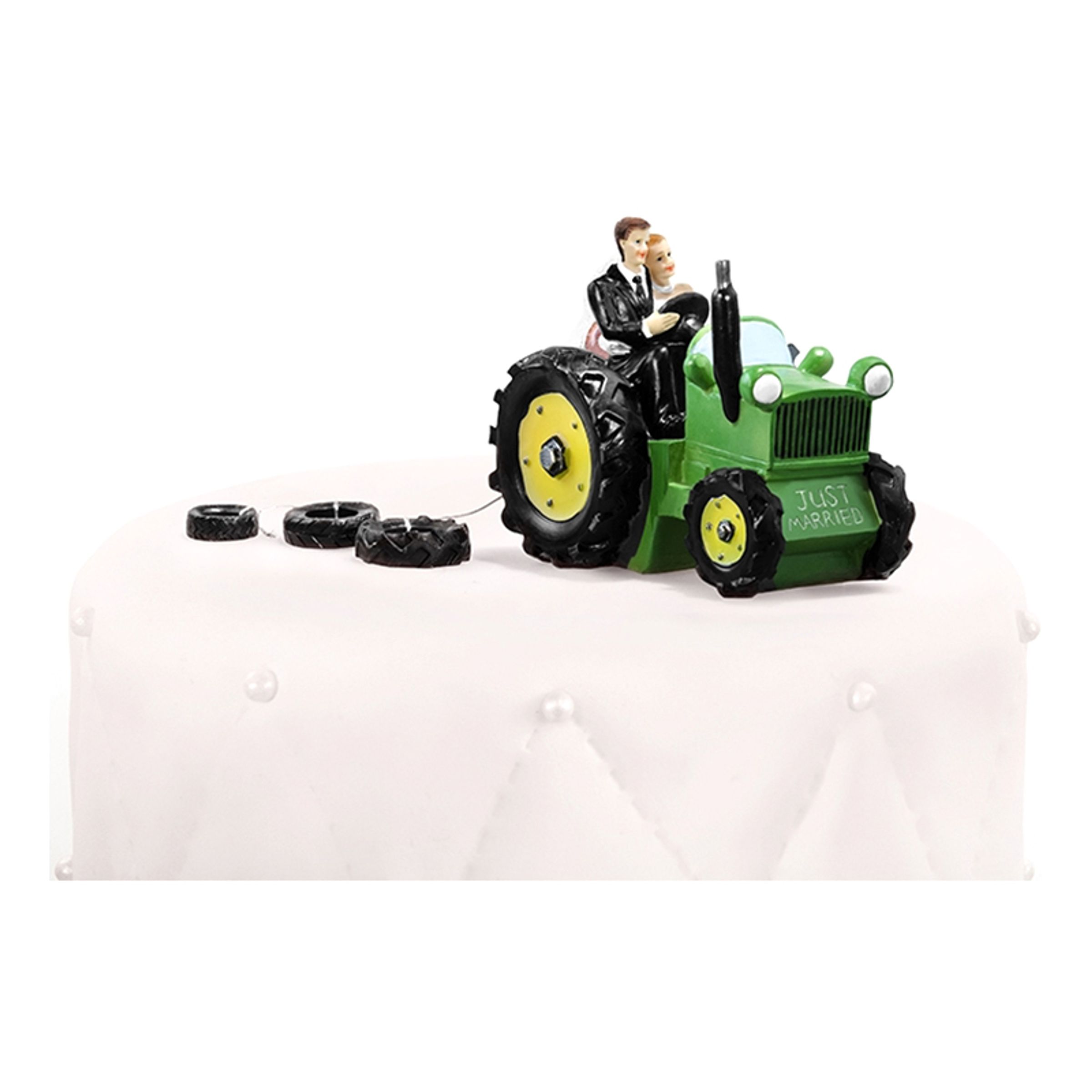 Läs mer om Bröllopsfigur Nygifta i Traktor